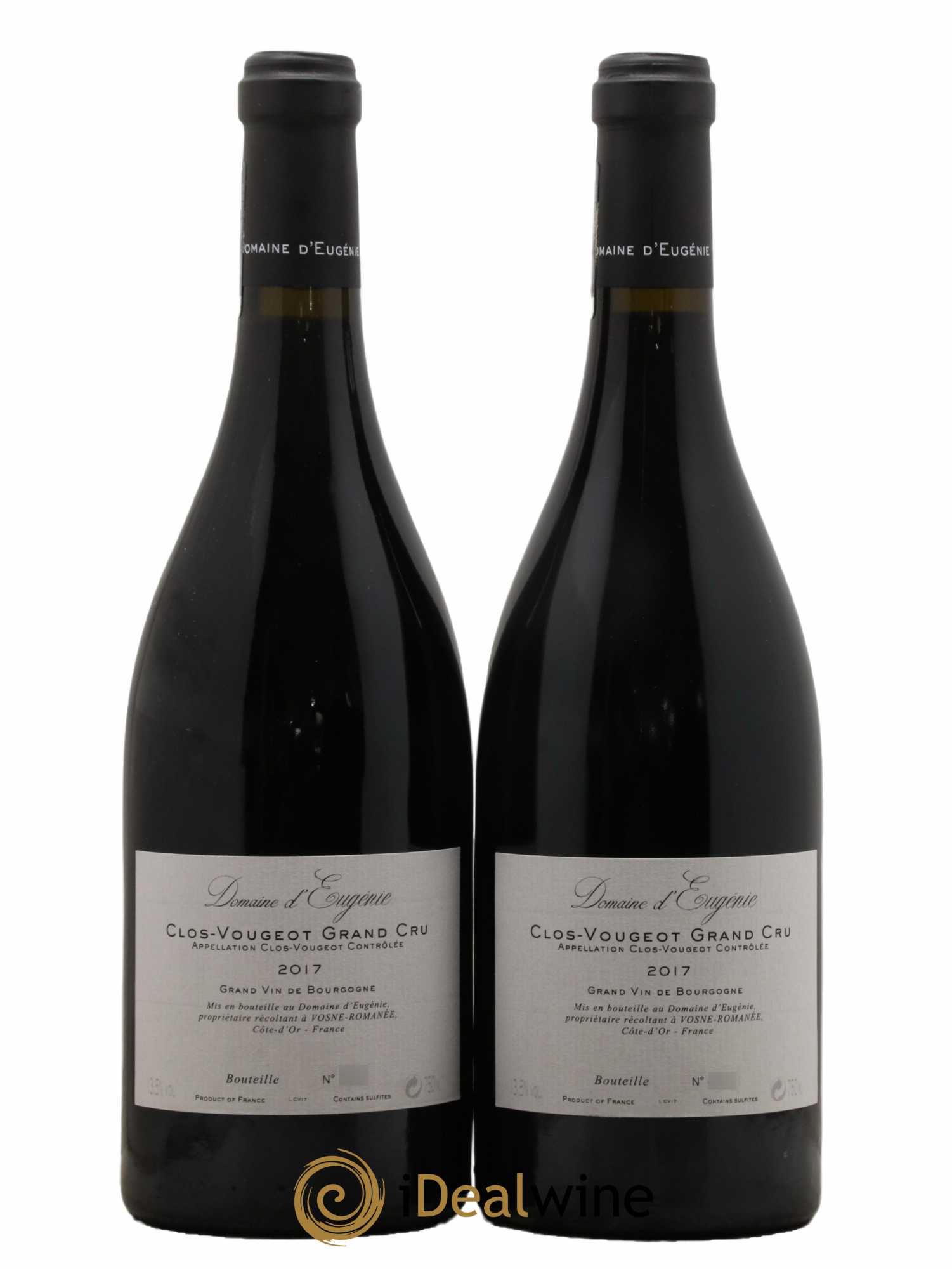 Clos de Vougeot Grand Cru Domaine René Engel - Domaine Eugénie 2017 - Lot de 2 bouteilles - 1
