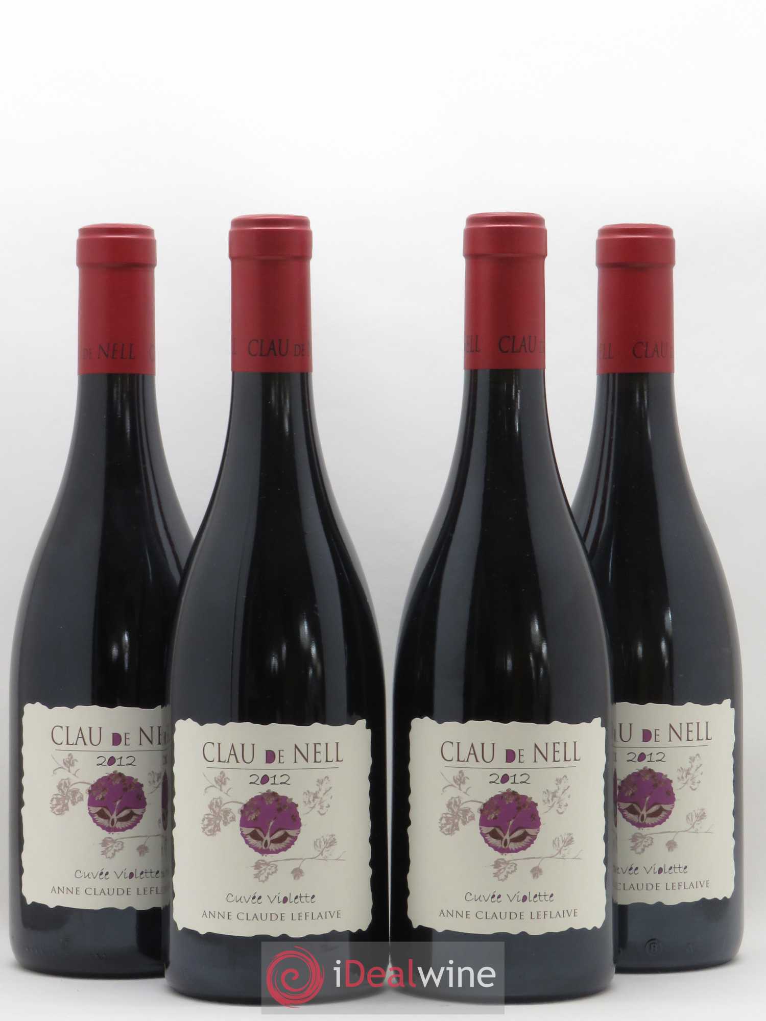 Anjou Cuvée Violette Clau de Nell (sans prix de réserve) 2012 - Lot de 4 bouteilles - 0