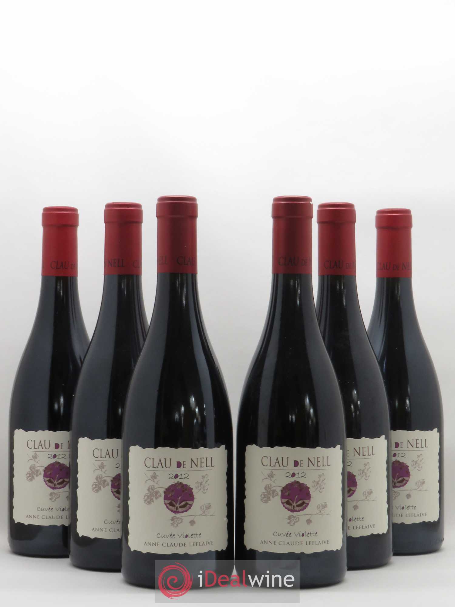 Anjou Cuvée Violette Clau de Nell (sans prix de réserve) 2012 - Lot de 6 bouteilles - 0
