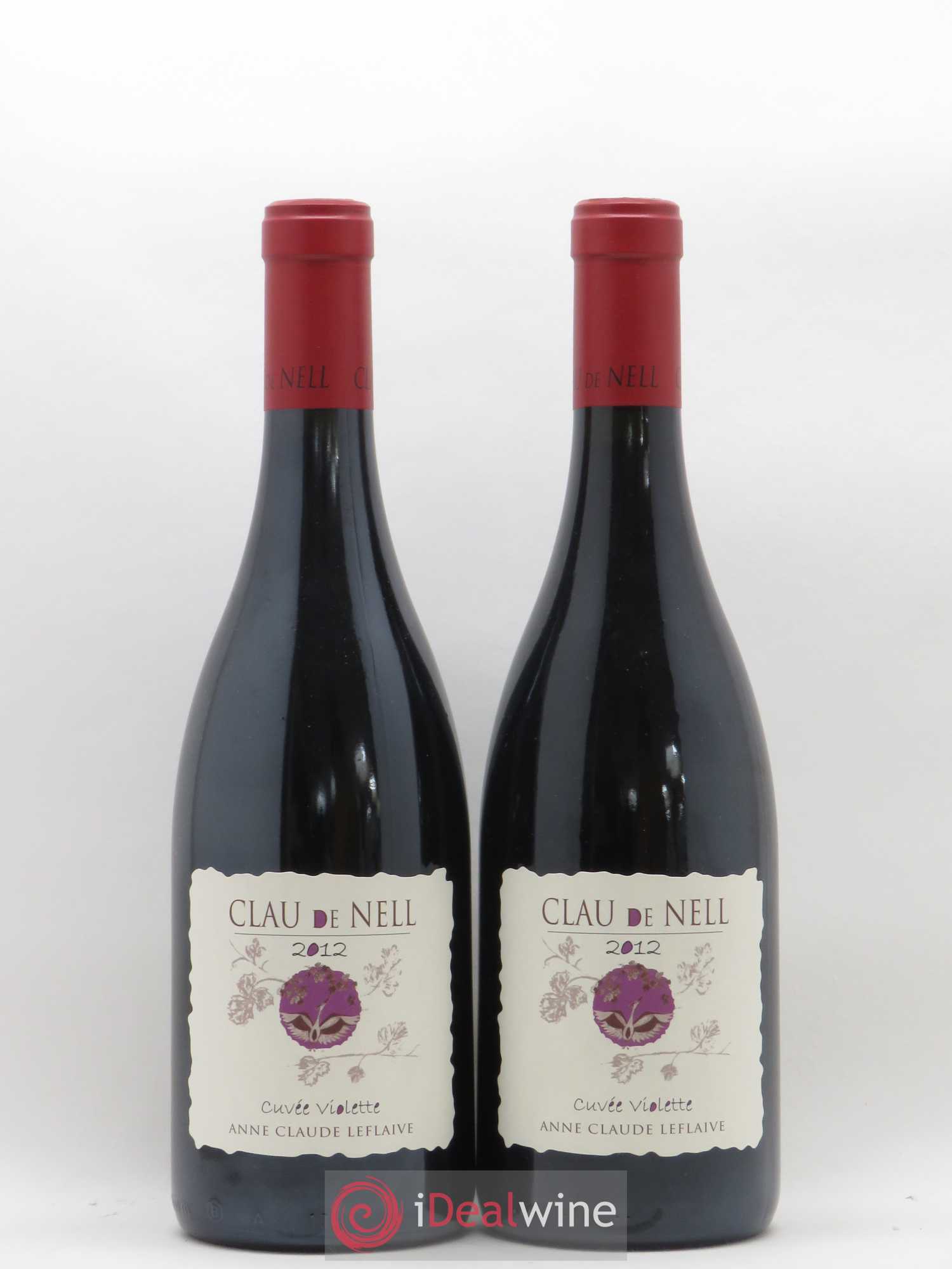 Anjou Cuvée Violette Clau de Nell (sans prix de réserve) 2012 - Lot de 2 bouteilles - 0