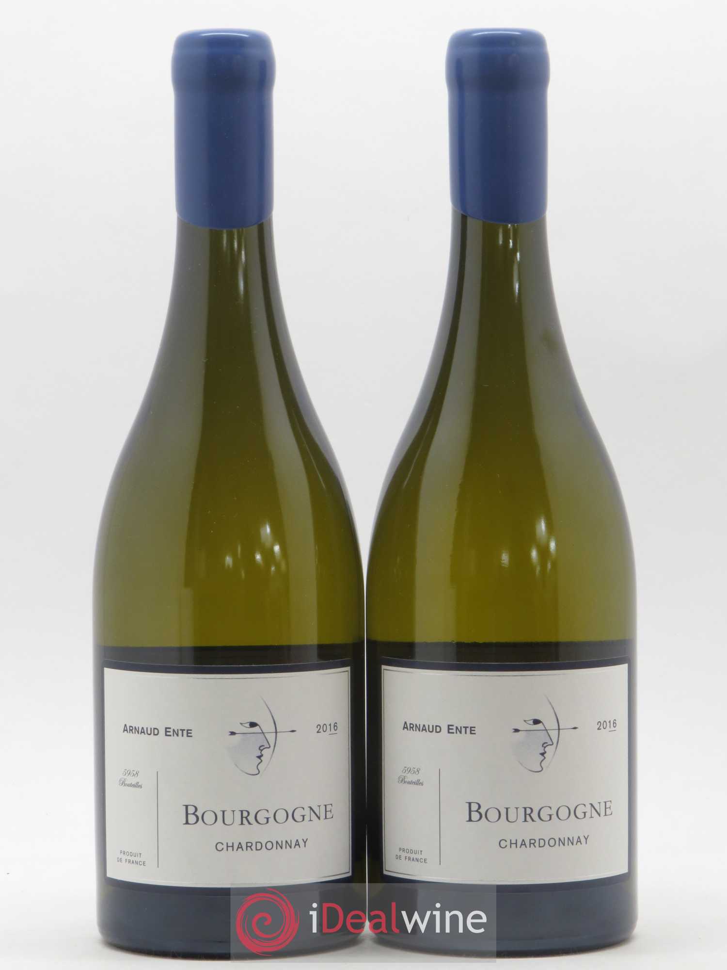 Bourgogne Chardonnay Arnaud Ente 2016 - Lot de 2 bouteilles - 0