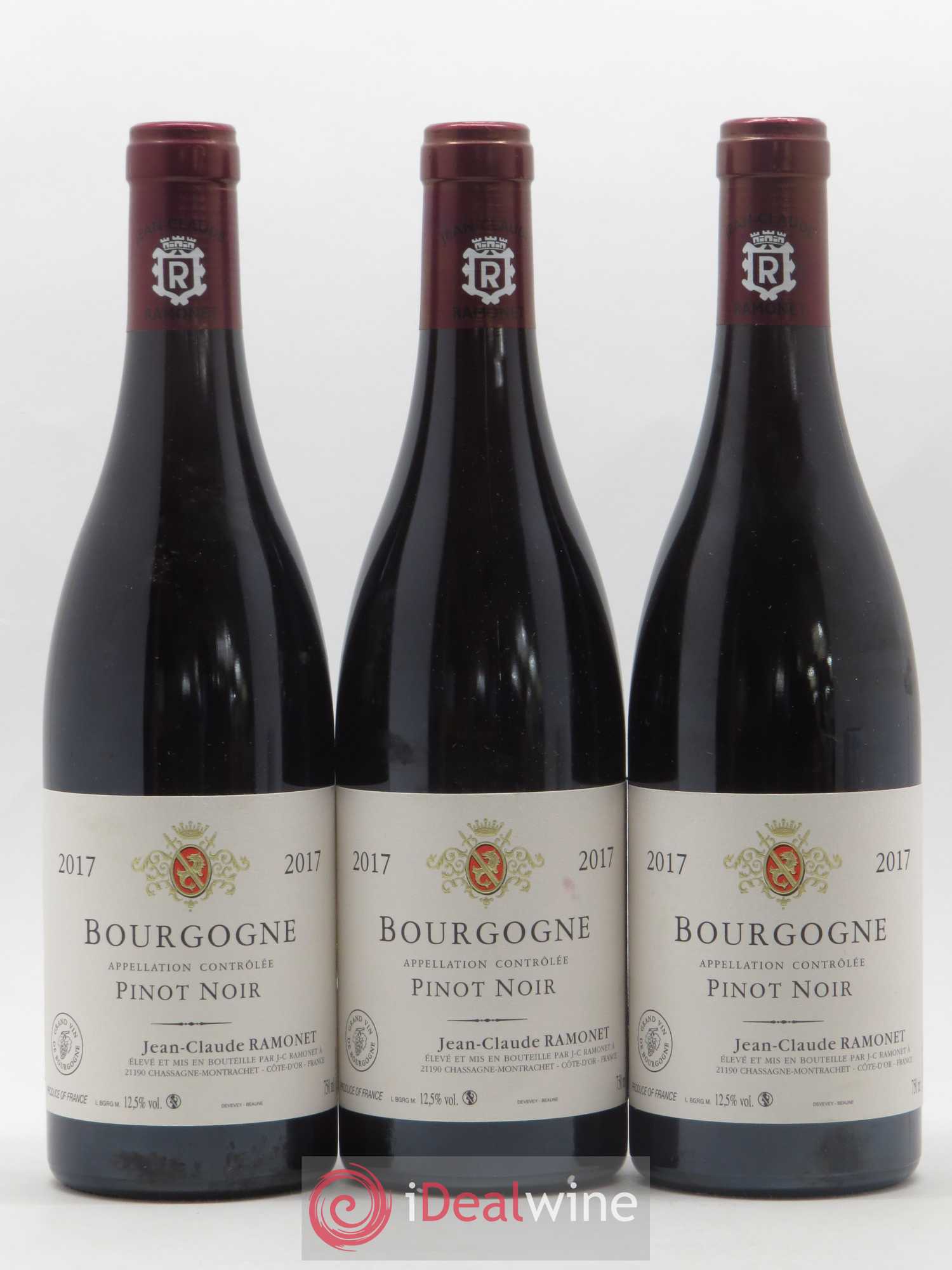 Bourgogne Pinot Noir Ramonet (Domaine) 2017 - Lot de 3 bouteilles - 0