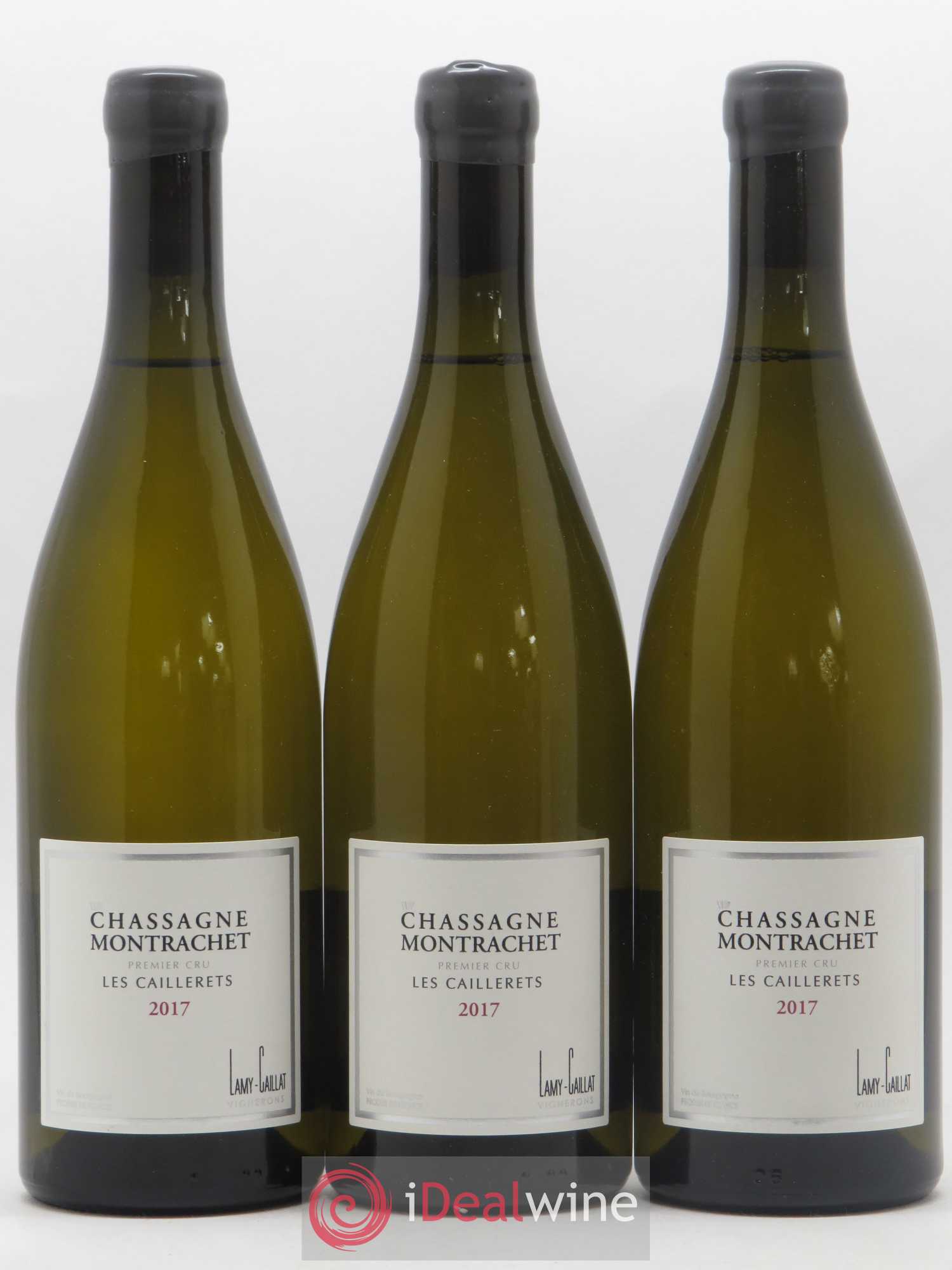 Chassagne-Montrachet 1er Cru Les Caillerets Lamy-Caillat (Domaine) 2017 - Lot de 3 bouteilles - 0
