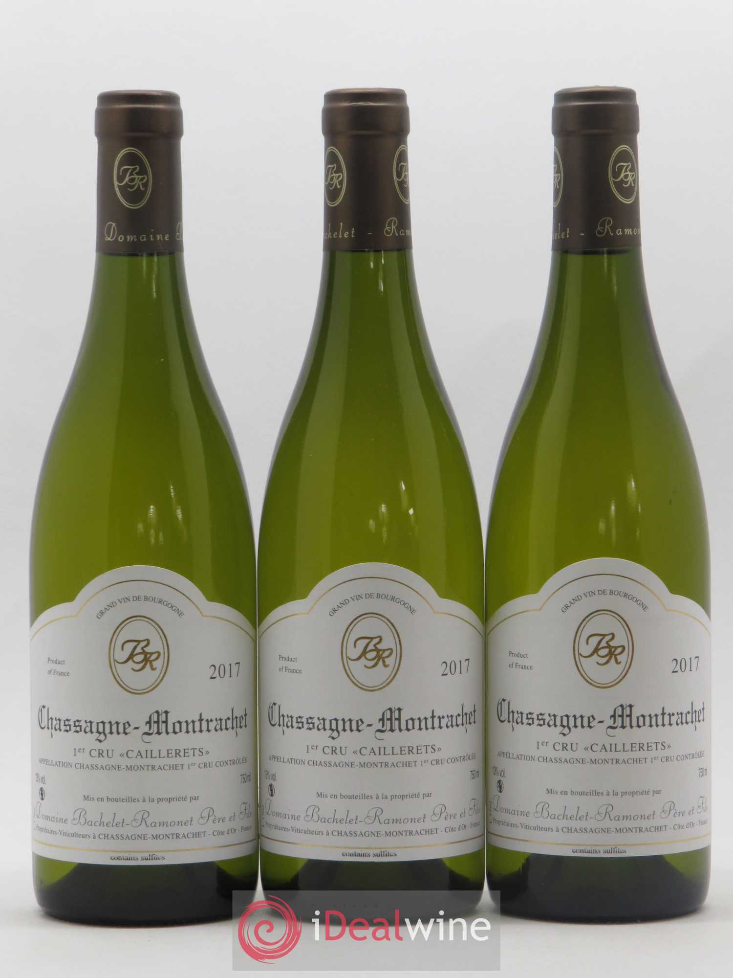 Chassagne-Montrachet 1er Cru Caillerets Bachelet-Ramonet (Domaine) 2017 - Lot de 3 bouteilles - 0