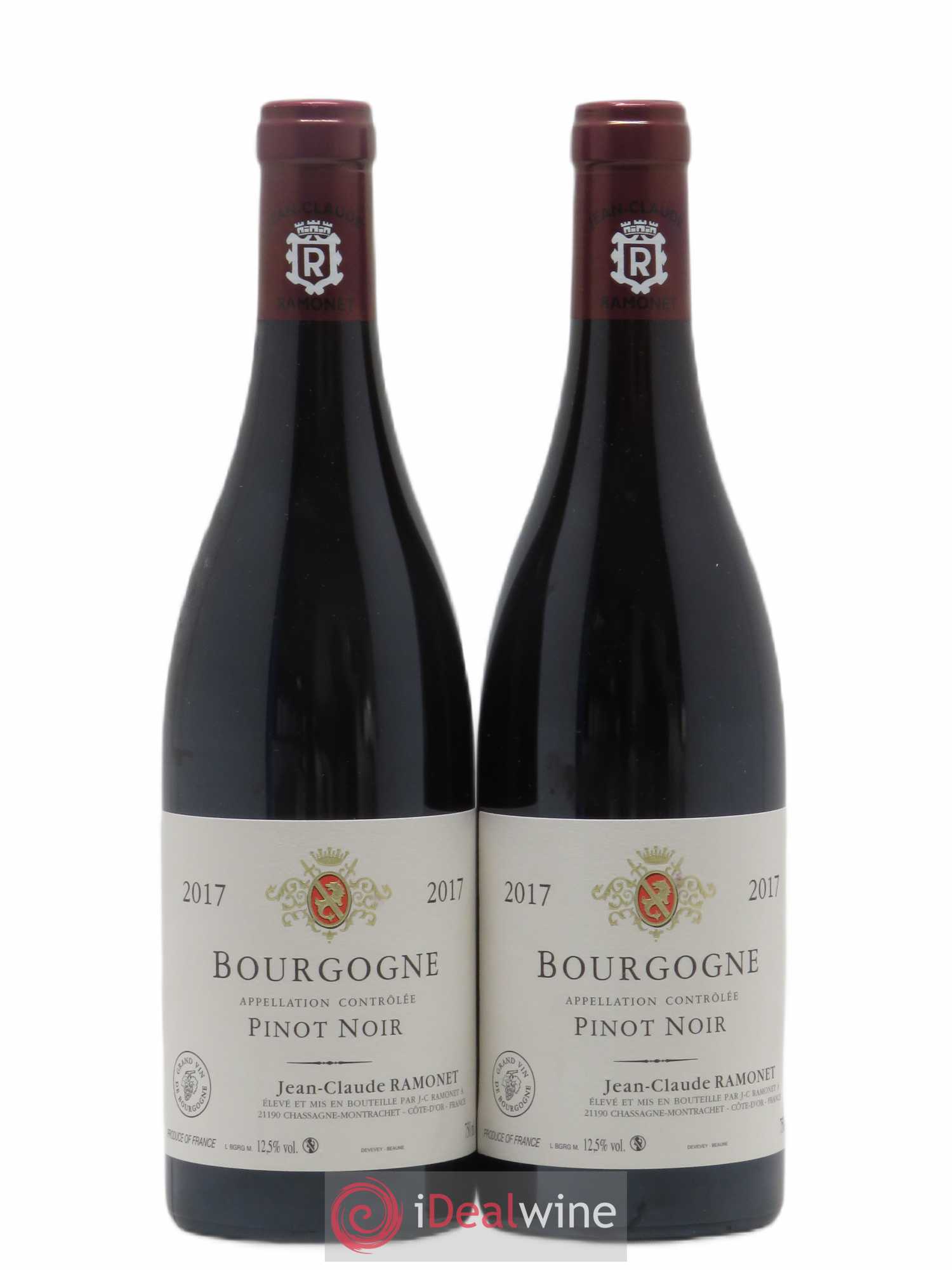 Bourgogne Pinot Noir Ramonet (Domaine) 2017 - Posten von 2 Flaschen - 0