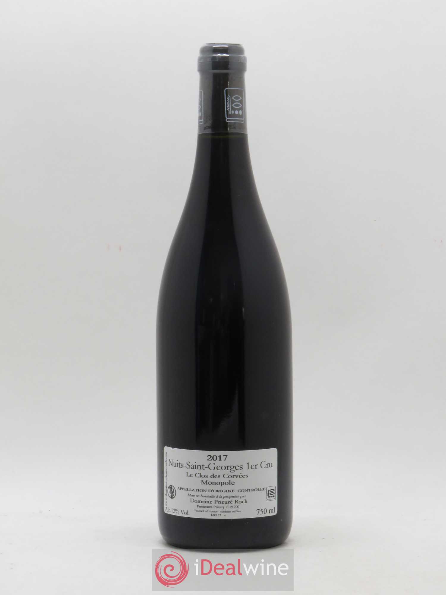 Nuits-Saint-Georges 1er Cru Le Clos des Corvées Prieuré Roch 2017 - Lot de 1 bouteille - 1