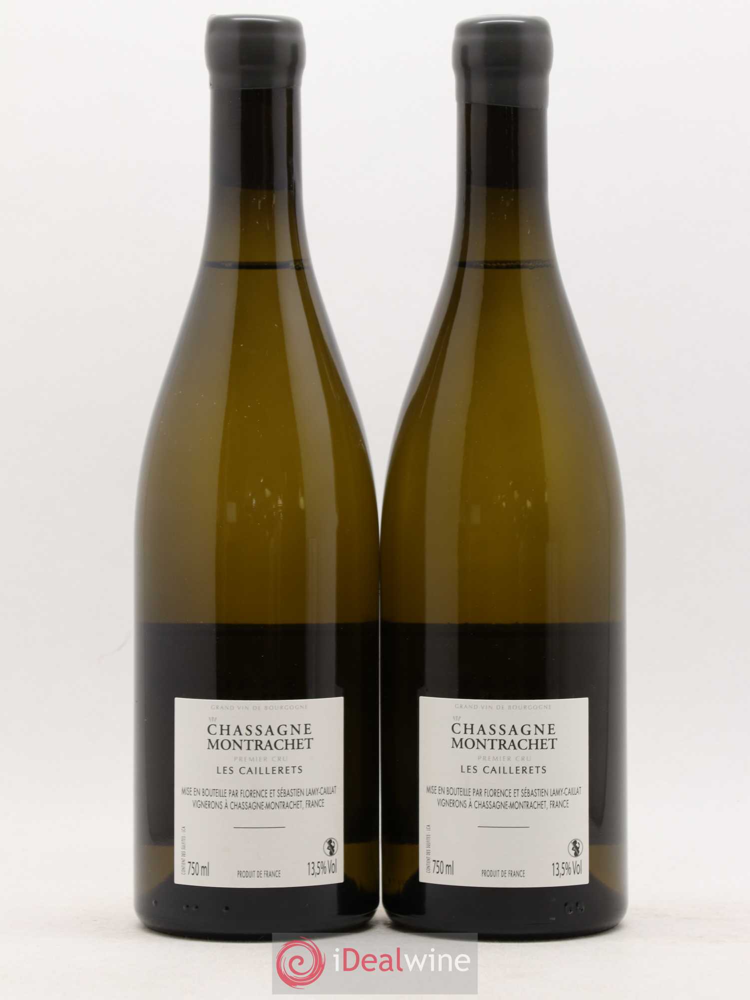 Chassagne-Montrachet 1er Cru Les Caillerets Lamy-Caillat (Domaine) 2017 - Lot de 2 bouteilles - 1