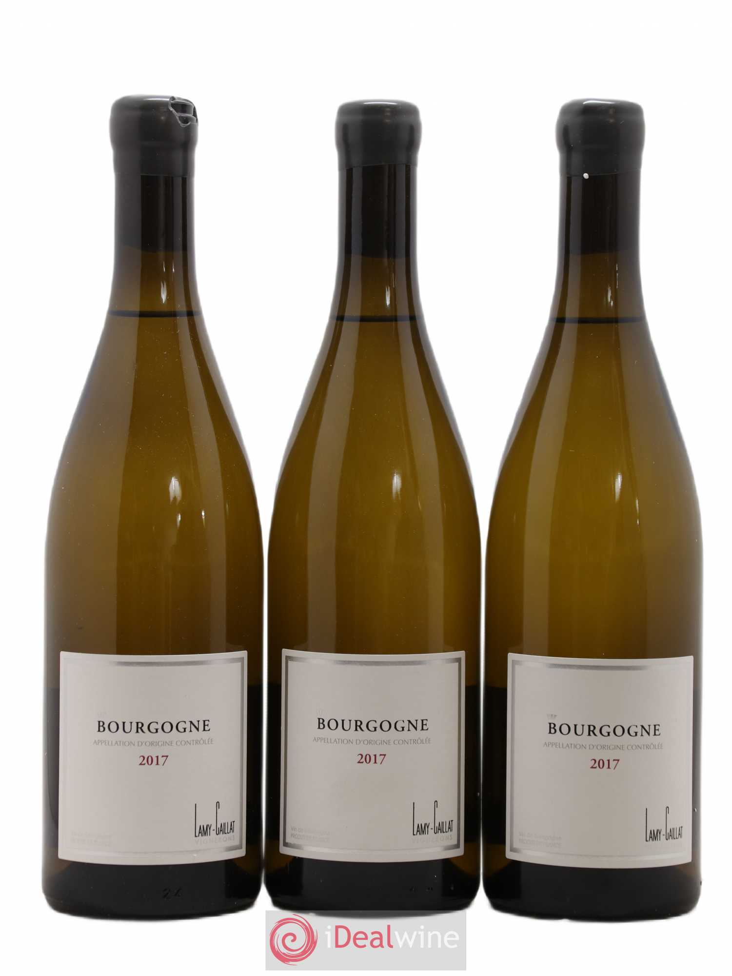 Bourgogne Lamy Caillat 2017 - Lot de 3 bouteilles - 0