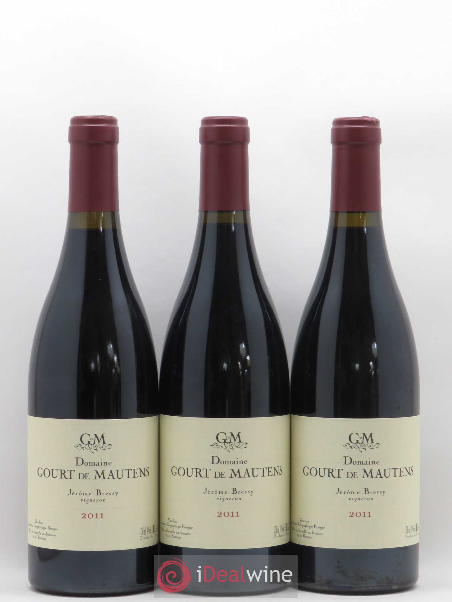 Vaucluse (Vin de Pays de Vaucluse) Domaine Gourt de Mautens - Jérôme Bressy 2011 - Lot de 6 bouteilles - 2