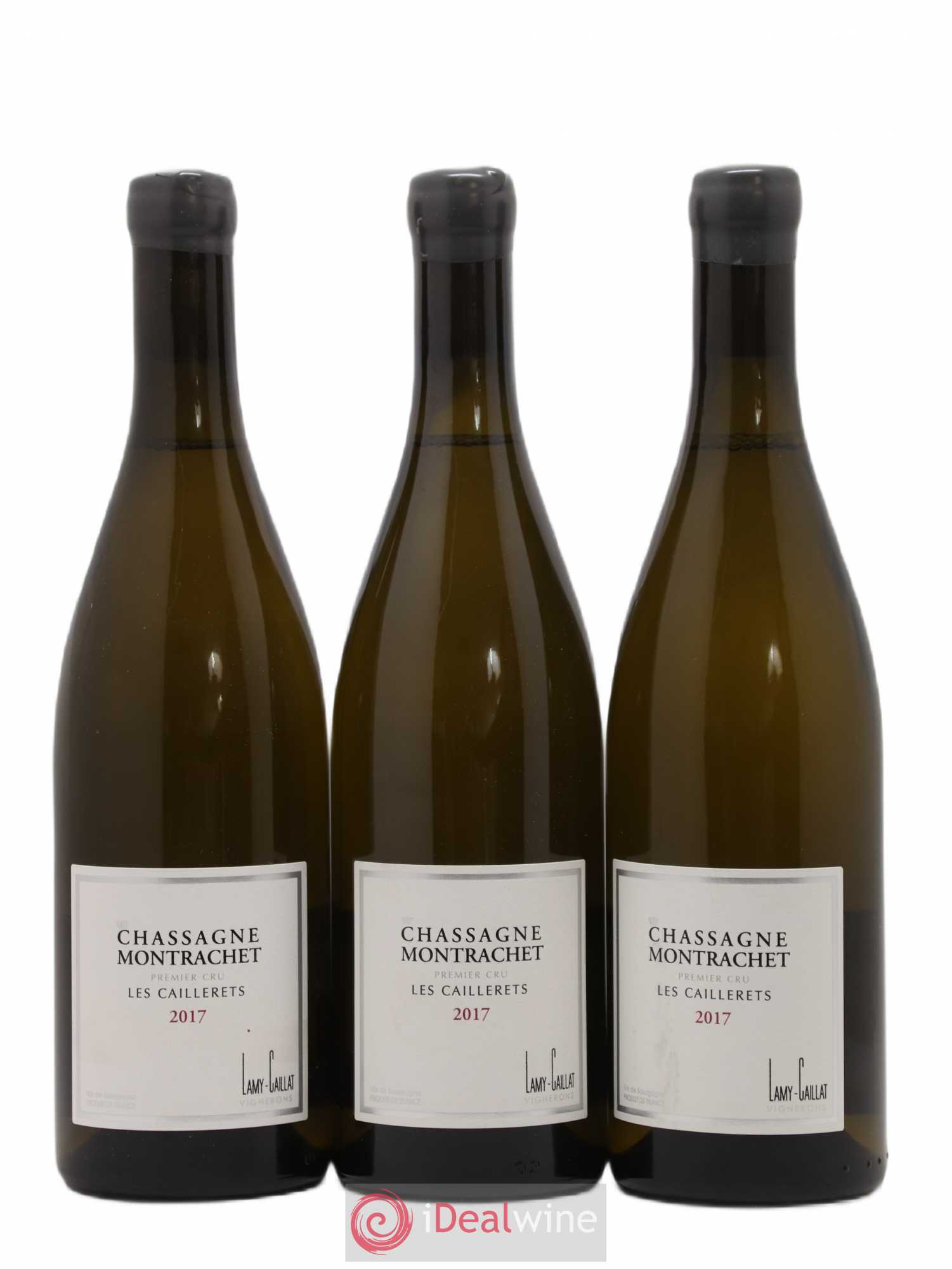 Chassagne-Montrachet 1er Cru Les Caillerets Lamy-Caillat (Domaine) 2017 - Lot de 3 bouteilles - 0