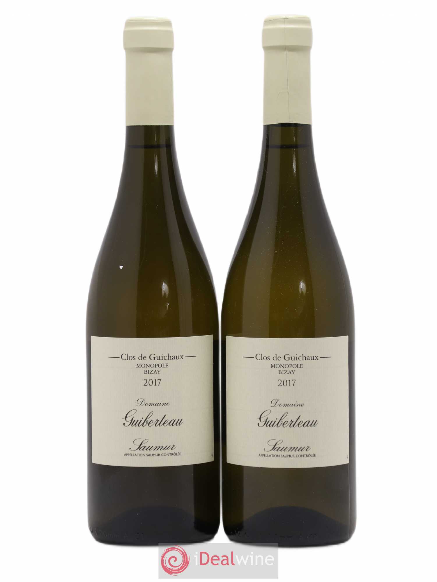 Saumur Clos de Guichaux Domaine Guiberteau 2017 - Lot de 2 bouteilles - 0