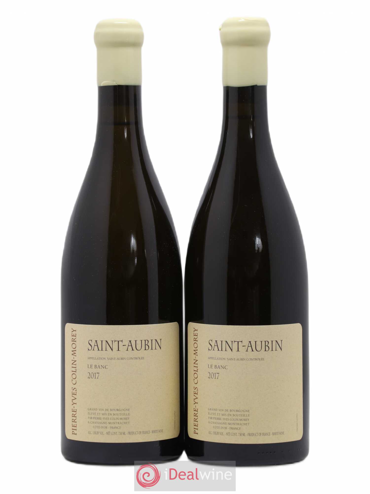Saint-Aubin Le Banc Pierre-Yves Colin Morey 2017 - Lot de 2 bouteilles - 0