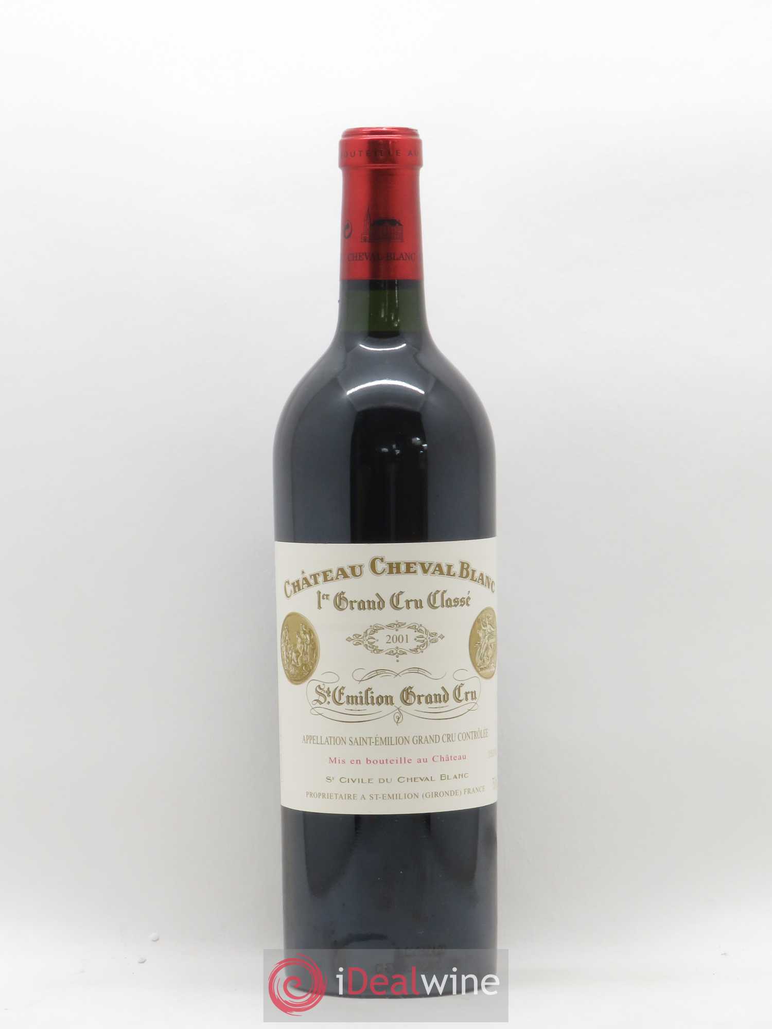 Château Cheval Blanc 1er Grand Cru Classé A 2001 - Lot de 1 bouteille - 0
