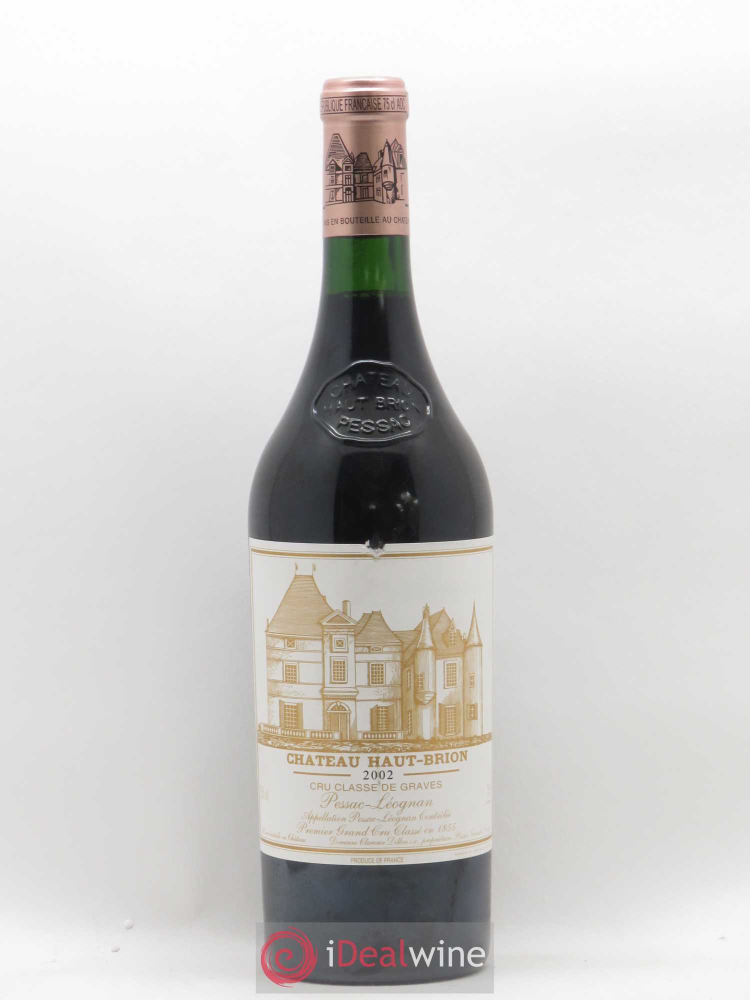 Château Haut Brion 1er Grand Cru Classé 2002 - Lot de 1 bouteille - 0