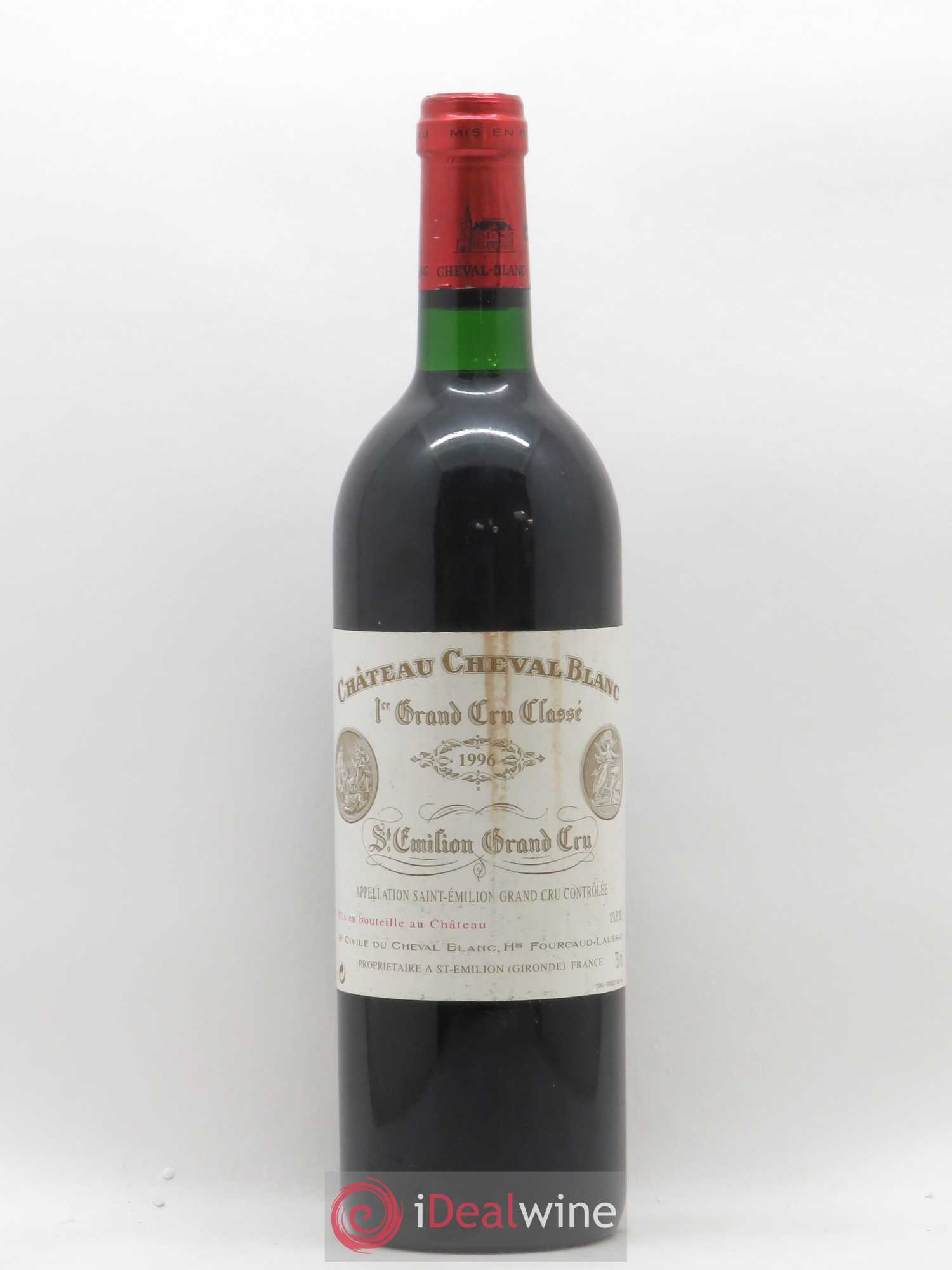 Château Cheval Blanc 1er Grand Cru Classé A 1996 - Lot de 1 bouteille - 0