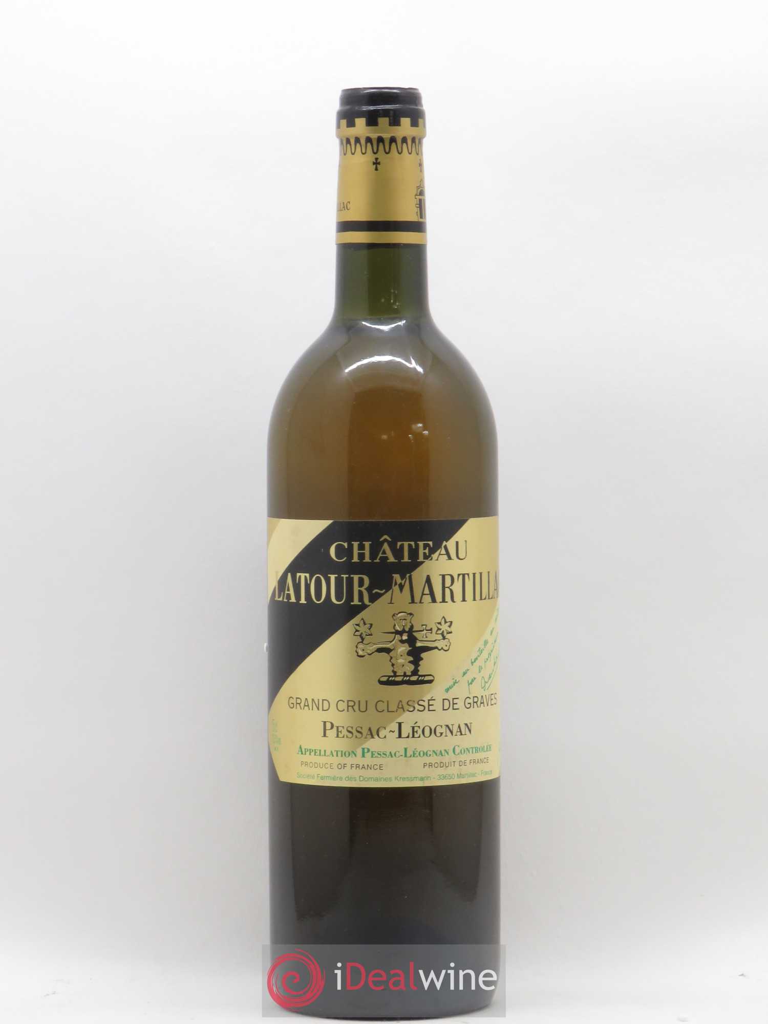 Château Latour-Martillac Cru Classé de Graves 1996 - Lot de 1 bouteille - 0