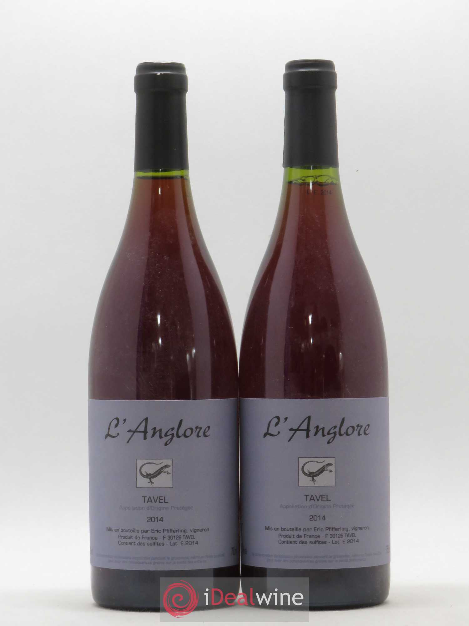 Tavel L'Anglore 2014 - Posten von 2 Flaschen - 0