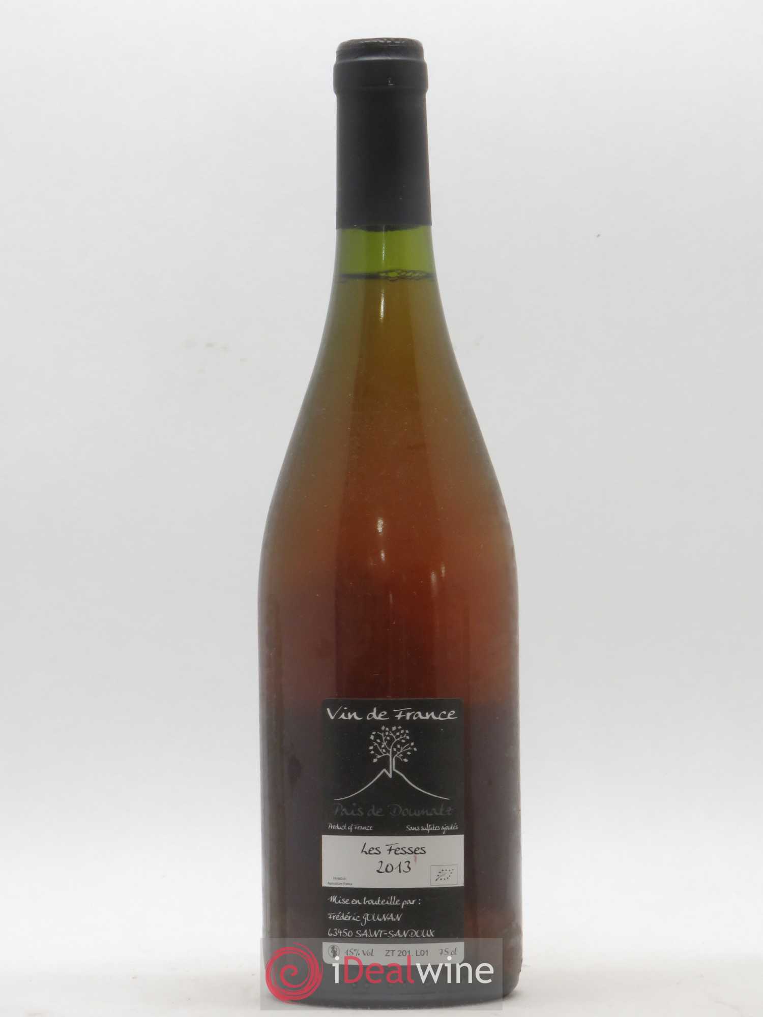 Vin de France Les Fesses Vignoble de l'Arbre Blanc 2013 - Lot de 1 bouteille - 1