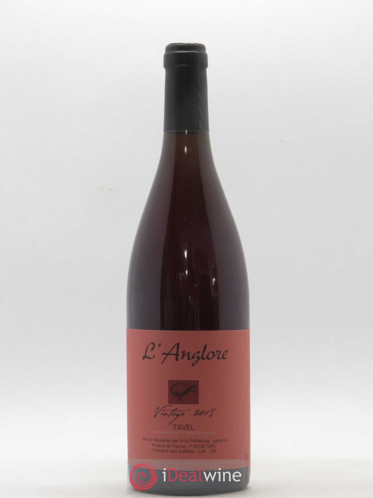 Tavel Vintage L'Anglore 2015 - Lot de 1 bouteille - 0