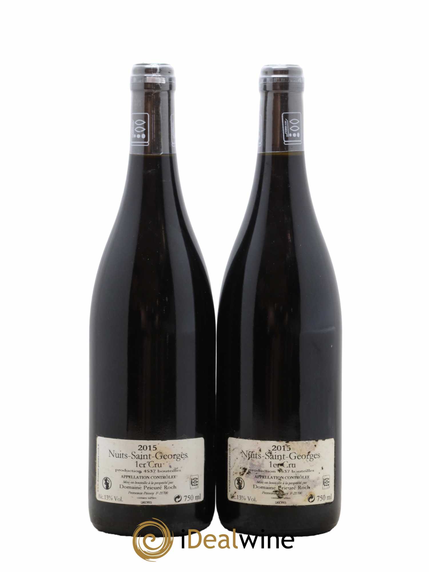 Nuits-Saint-Georges 1er Cru Vieilles Vignes Prieuré Roch 2015 - Lot de 2 bouteilles - 1
