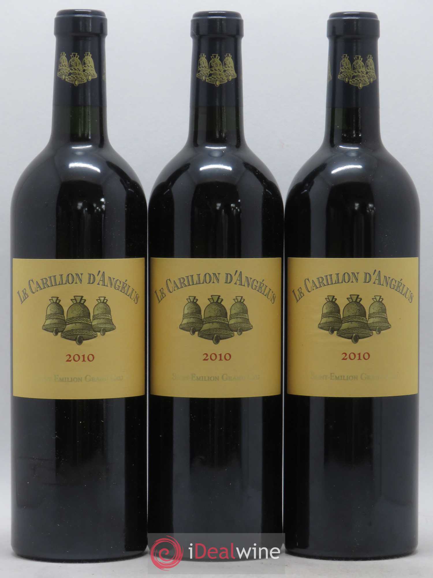 Le Carillon de l'Angélus Second Vin 2010 - Lot de 3 bouteilles - 0