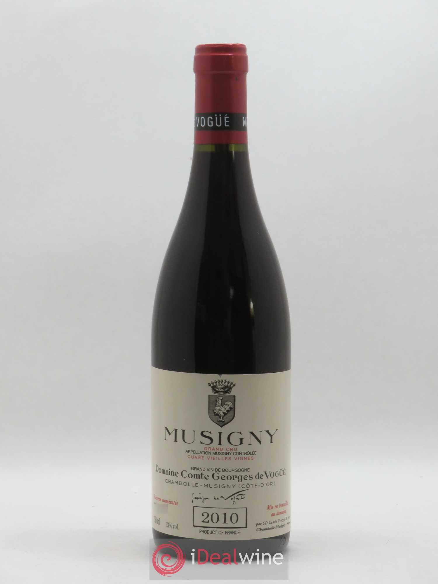 Musigny Grand Cru Cuvée Vieilles Vignes Comte Georges de Vogüé 2010 - Lot de 1 bouteille - 0