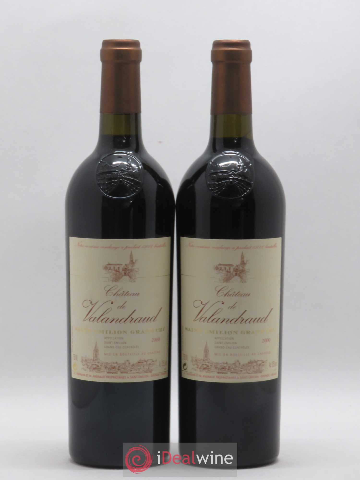 Château de Valandraud 2000 - Posten von 2 Flaschen - 0