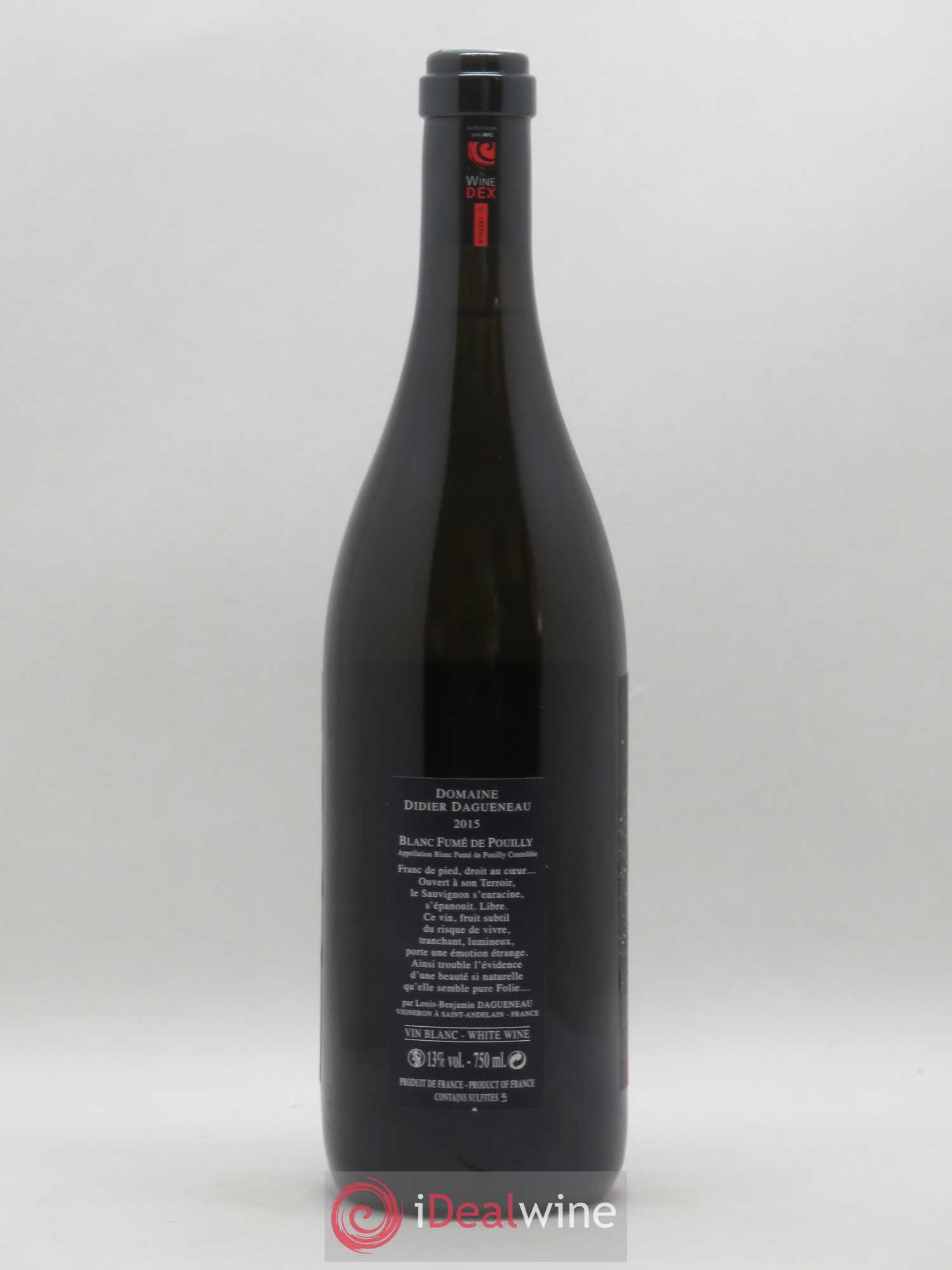 Pouilly-Fumé Astéroïde Dagueneau 2015 - Lot de 1 bouteille - 1