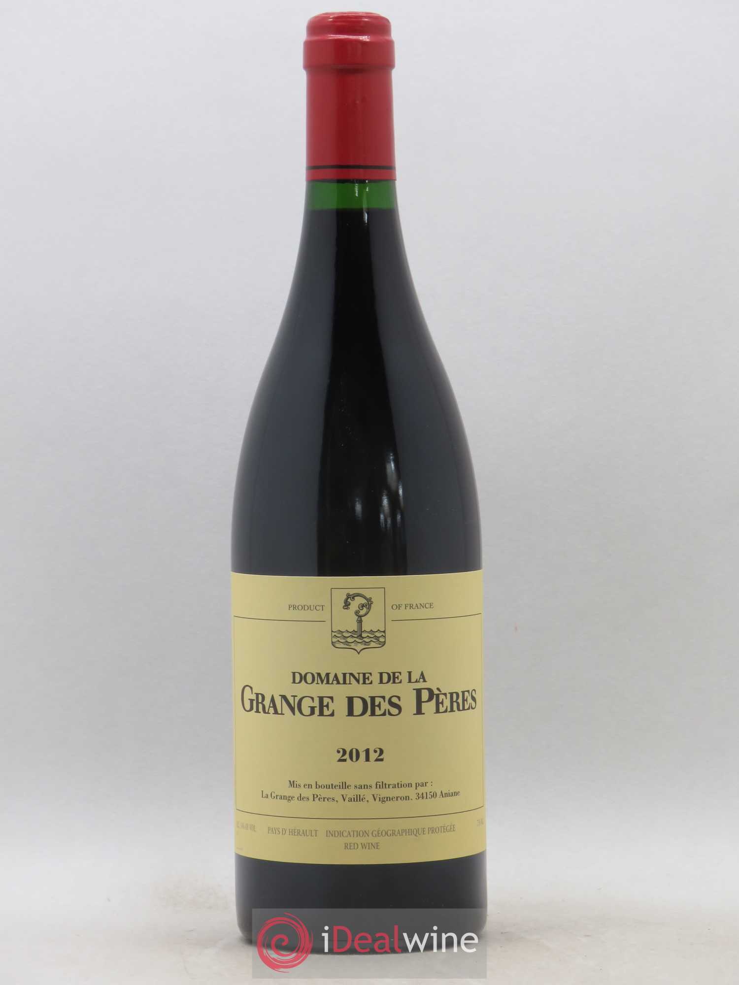 Pays d'Hérault Grange des Pères Laurent Vaillé 2012 - Lot de 1 bouteille - 0