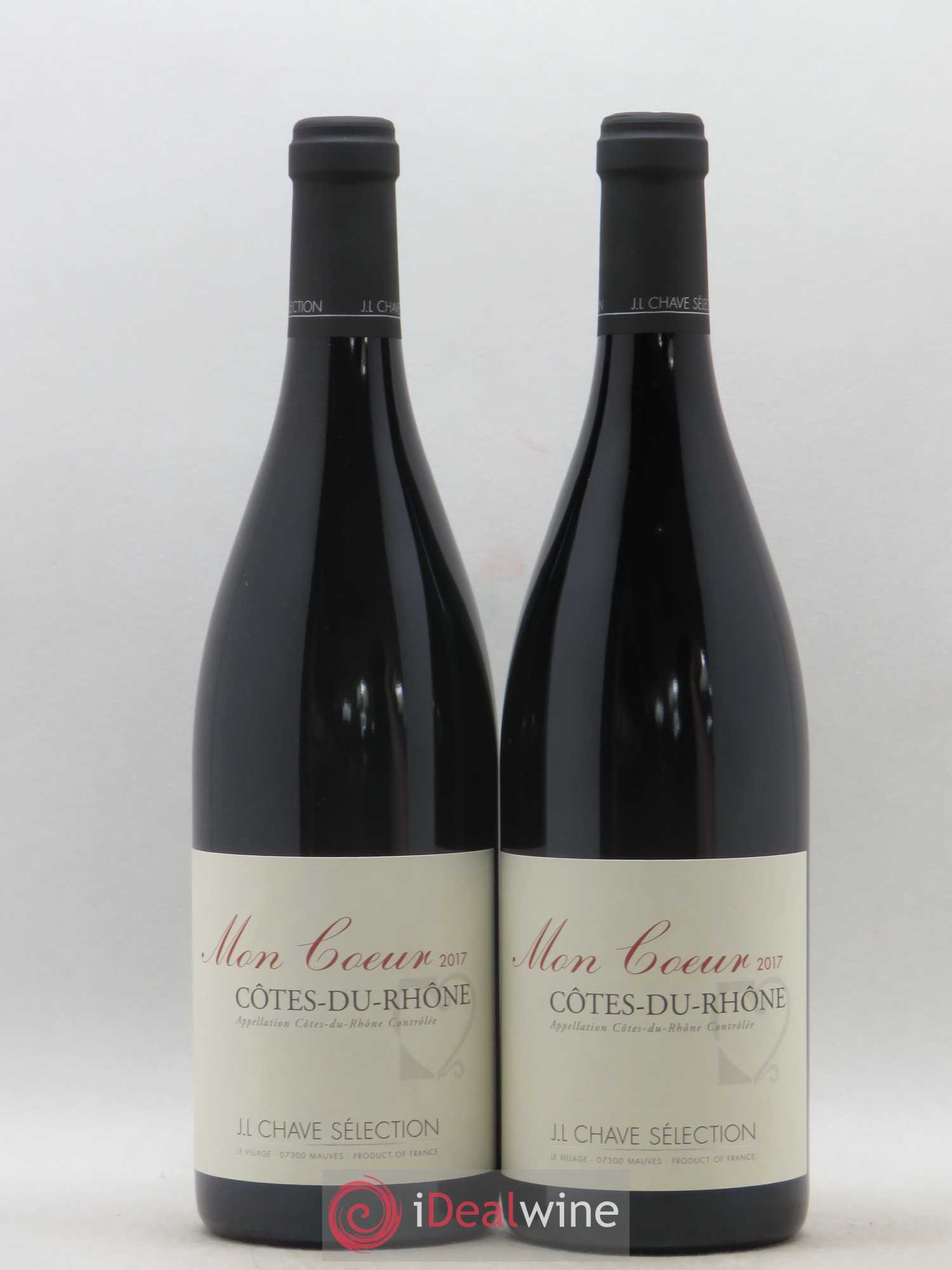Côtes-du-Rhône Mon coeur J-L. Chave Sélection 2017 - Lot de 2 bouteilles - 0