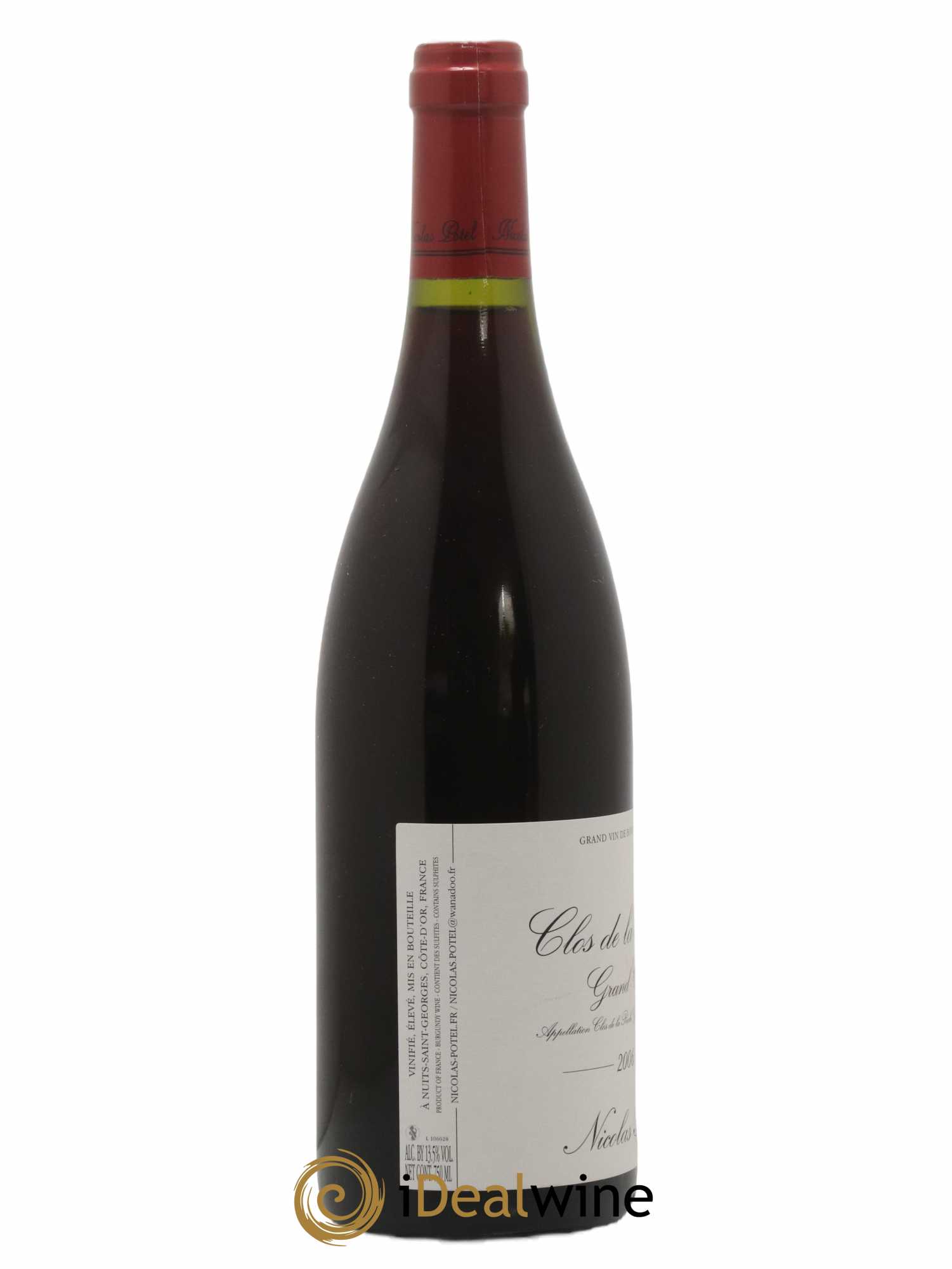 Clos de la Roche Grand Cru Nicolas Potel 2006 - Lot de 1 bouteille - 1