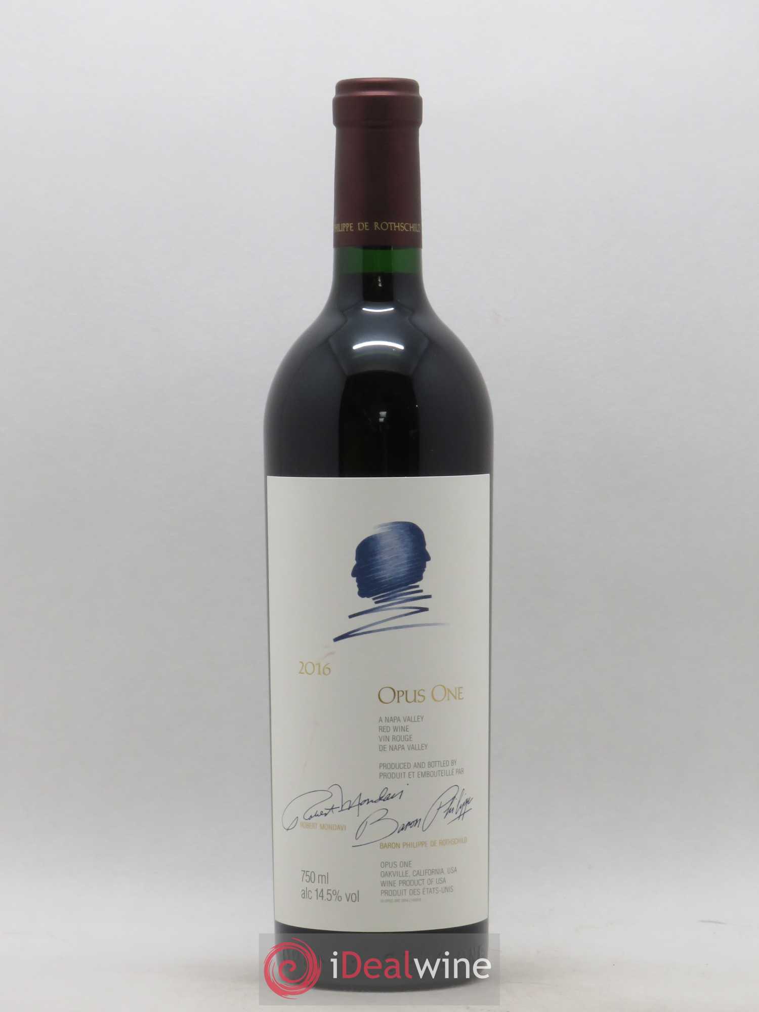 Napa Valley Opus One Robert Mondavi 2016 - Lot de 1 bouteille - 0