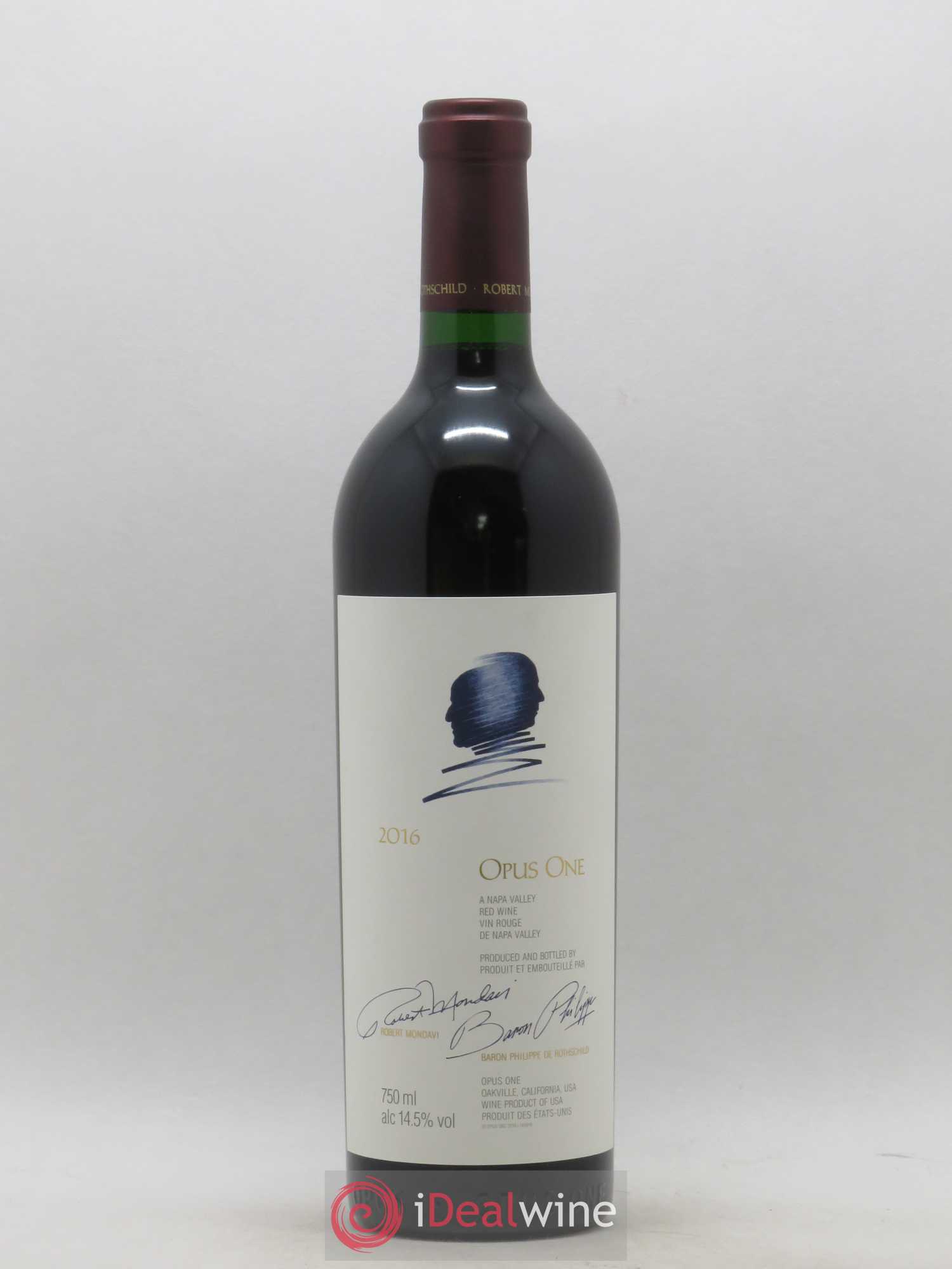 Napa Valley Opus One Robert Mondavi 2016 - Lot de 1 bouteille - 0