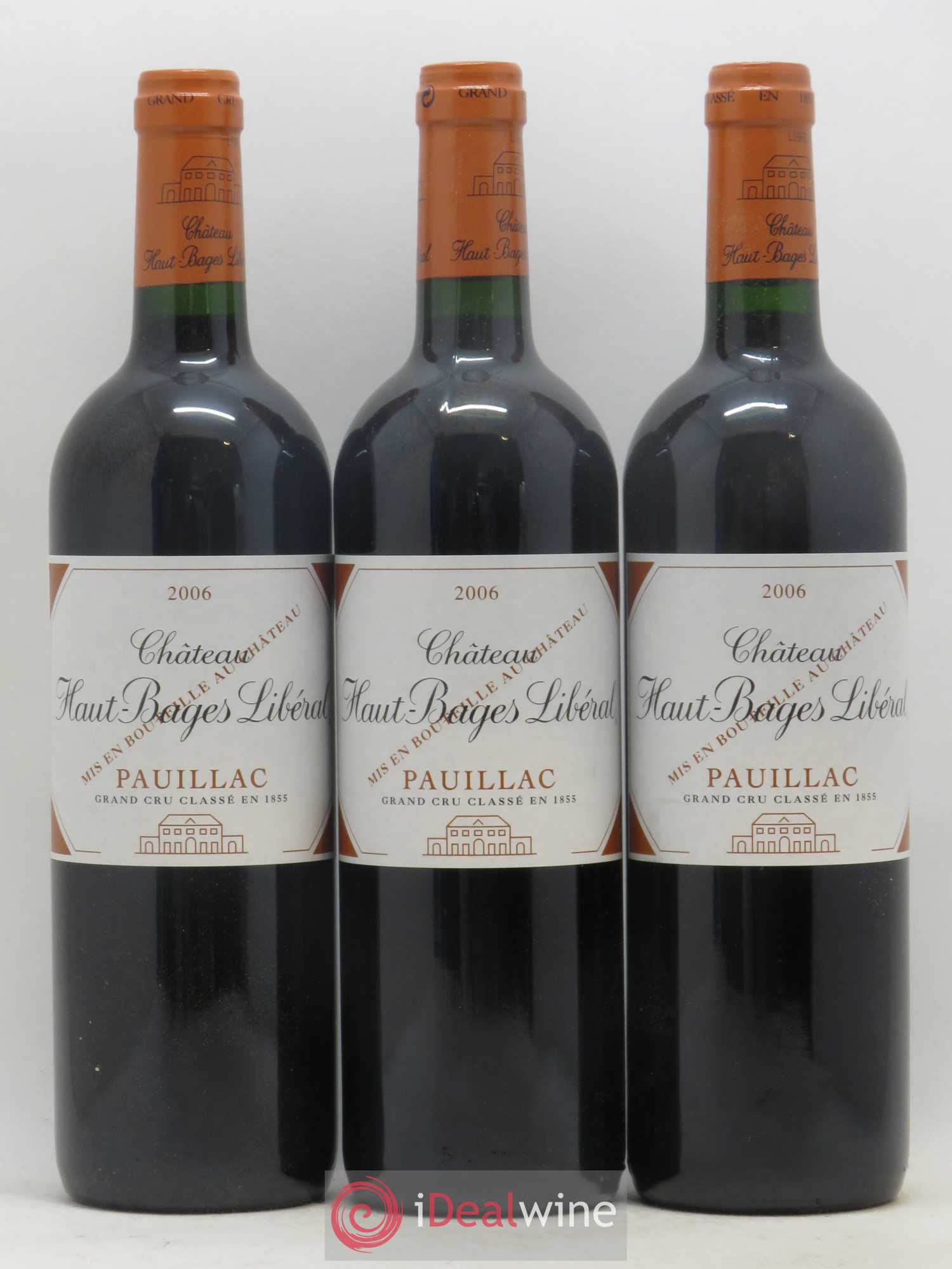 Château Haut Bages Libéral 5ème Grand Cru Classé 2006 - Lotto di 6 bottiglie - 1