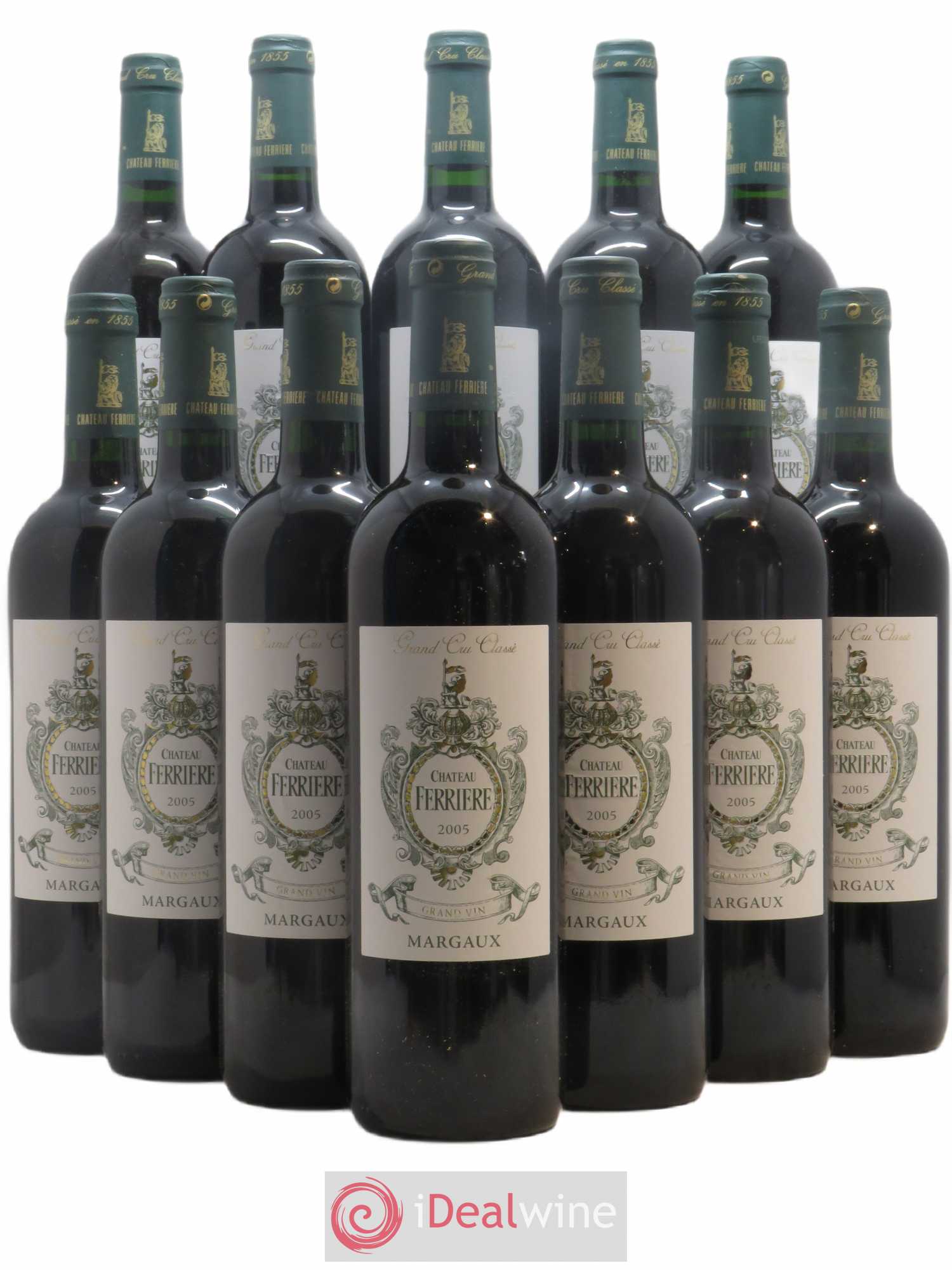 Château Ferrière 3ème Grand Cru Classé 2005 - Lot de 12 bouteilles - 0