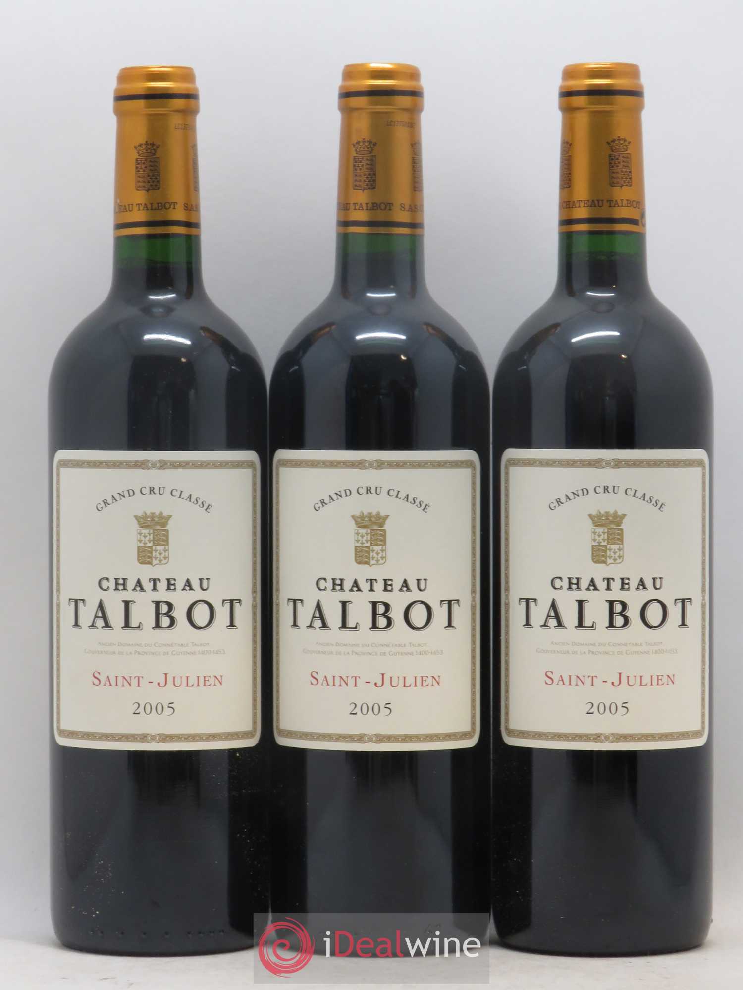 Château Talbot 4ème Grand Cru Classé 2005 - Lot de 12 bouteilles - 3