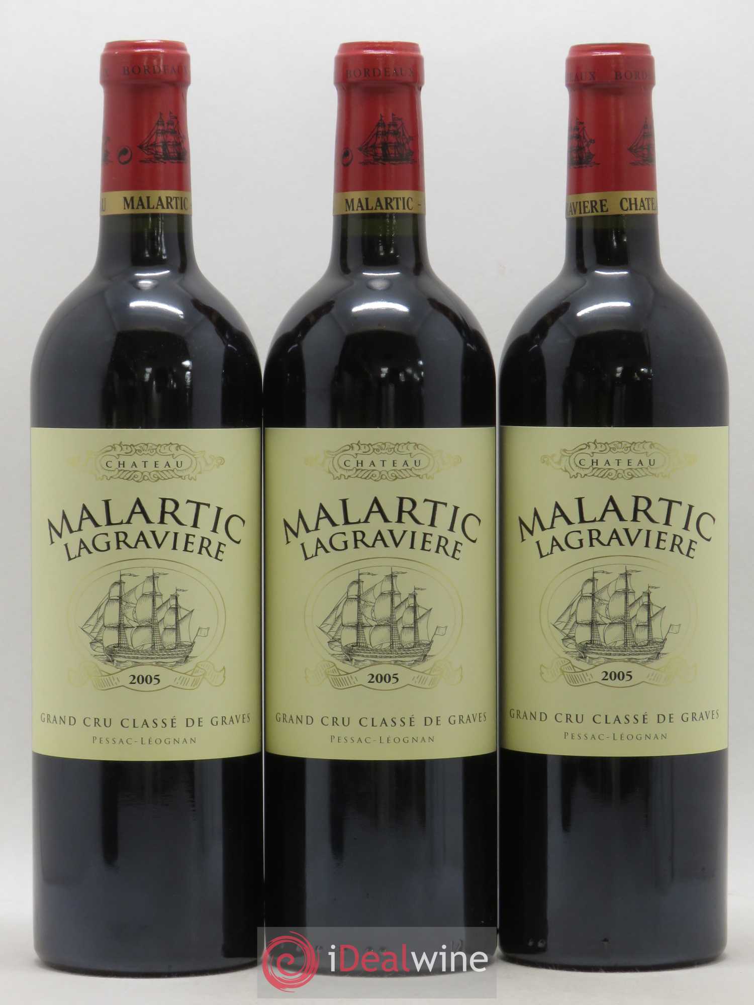 Château Malartic-Lagravière Cru Classé de Graves 2005 - Lot de 12 bouteilles - 1