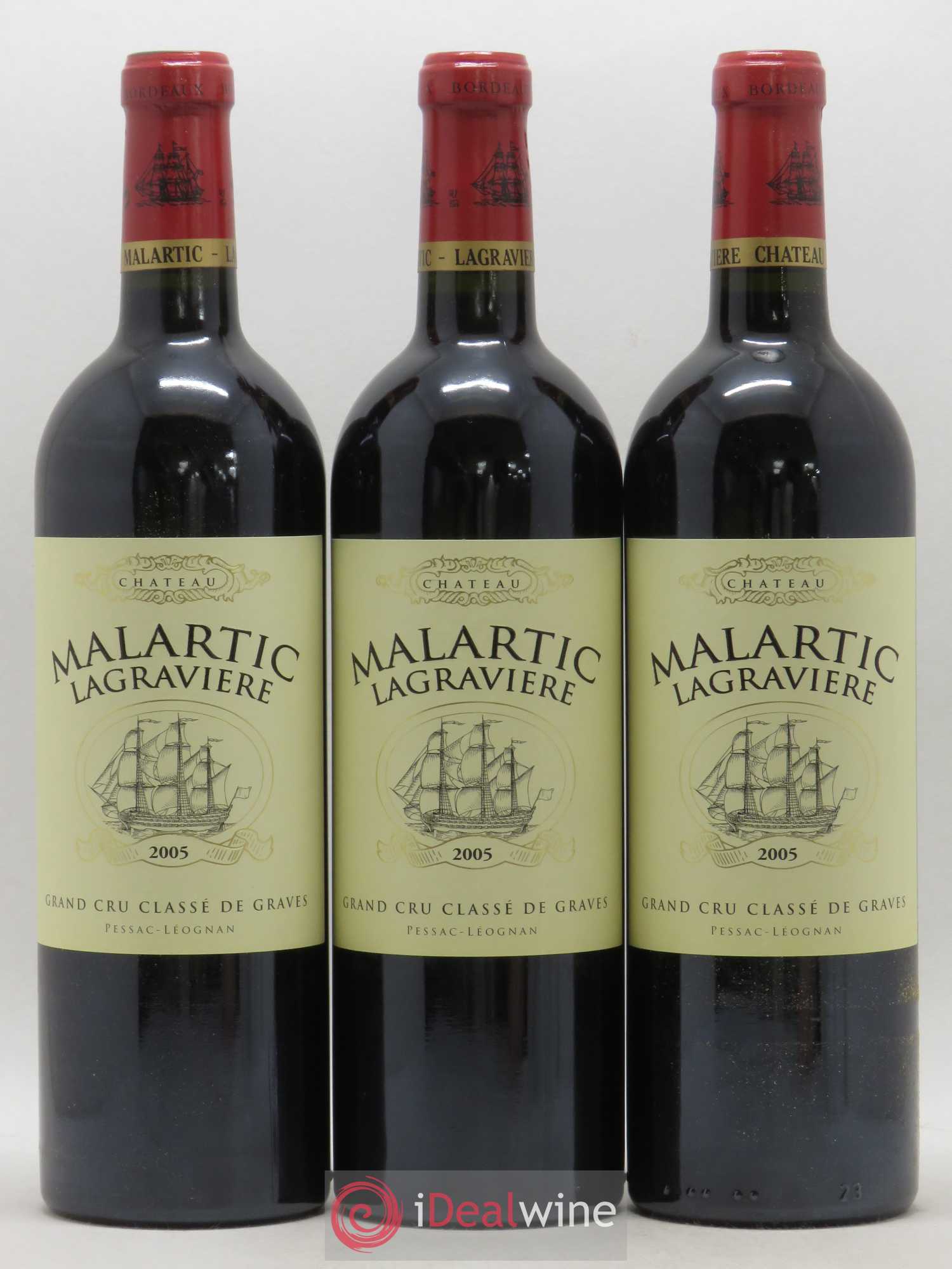 Château Malartic-Lagravière Cru Classé de Graves 2005 - Lot de 12 bouteilles - 2