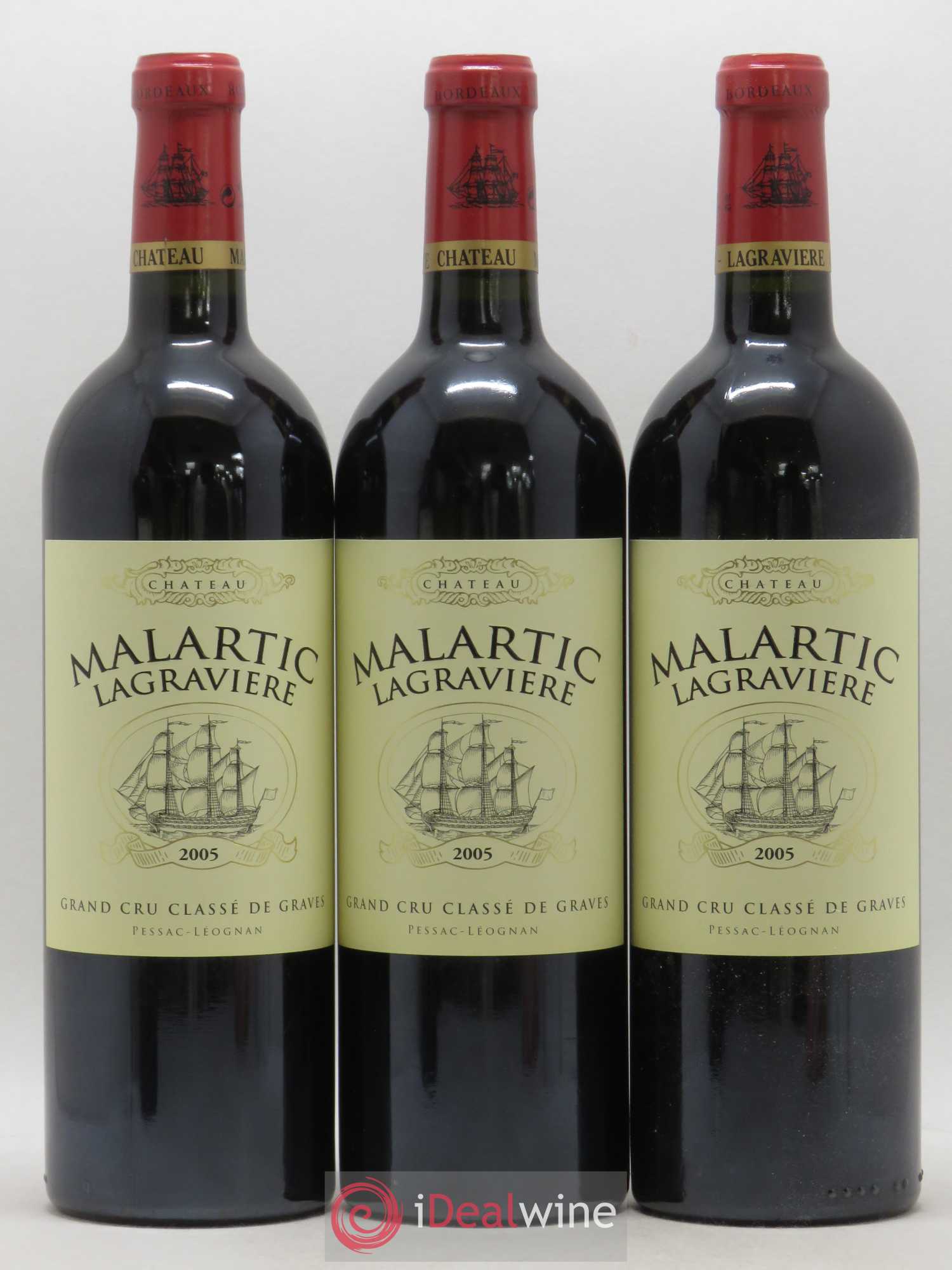 Château Malartic-Lagravière Cru Classé de Graves 2005 - Lot de 12 bouteilles - 3
