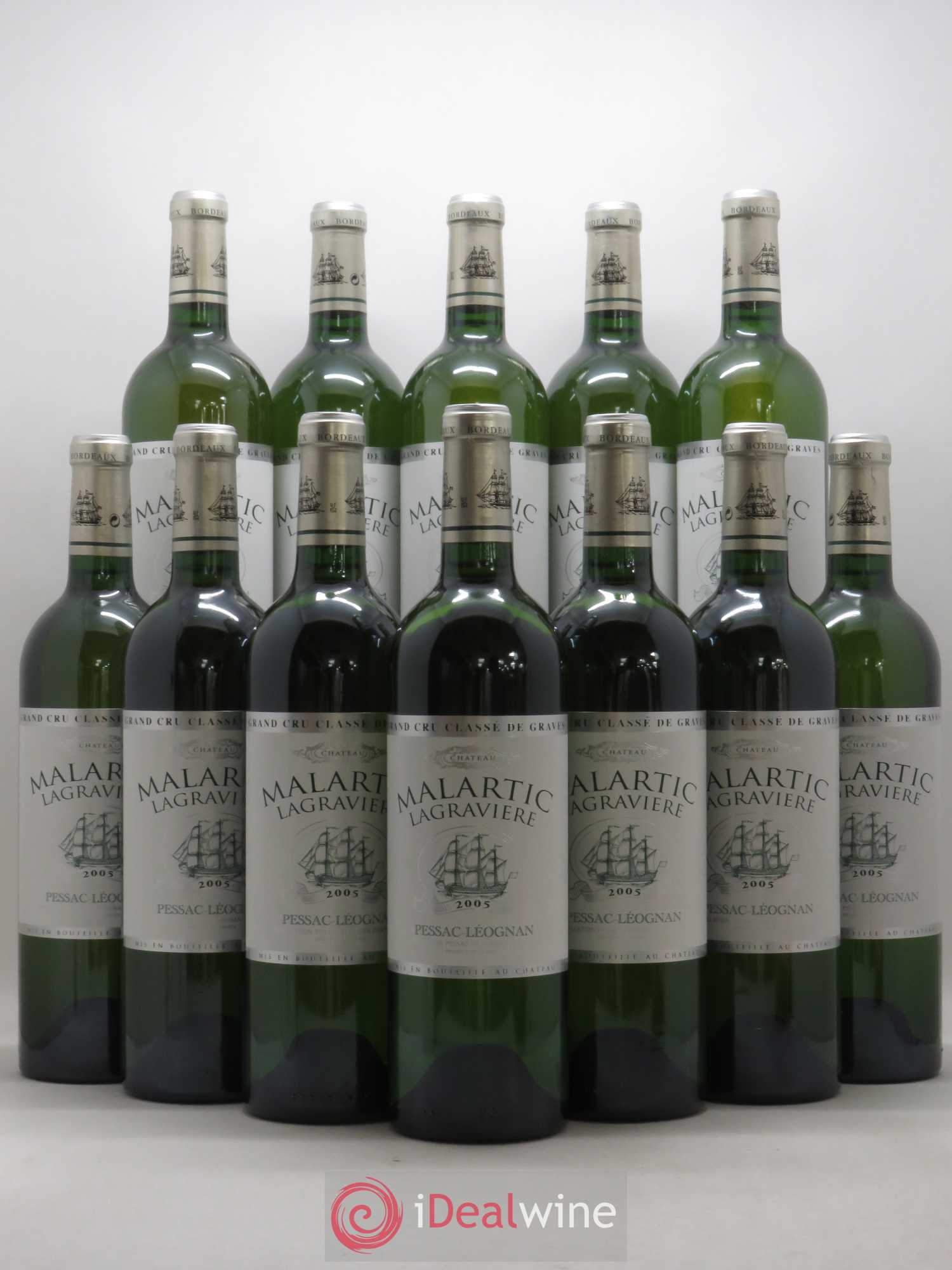 Château Malartic-Lagravière Cru Classé de Graves 2005 - Lot de 12 bouteilles - 0