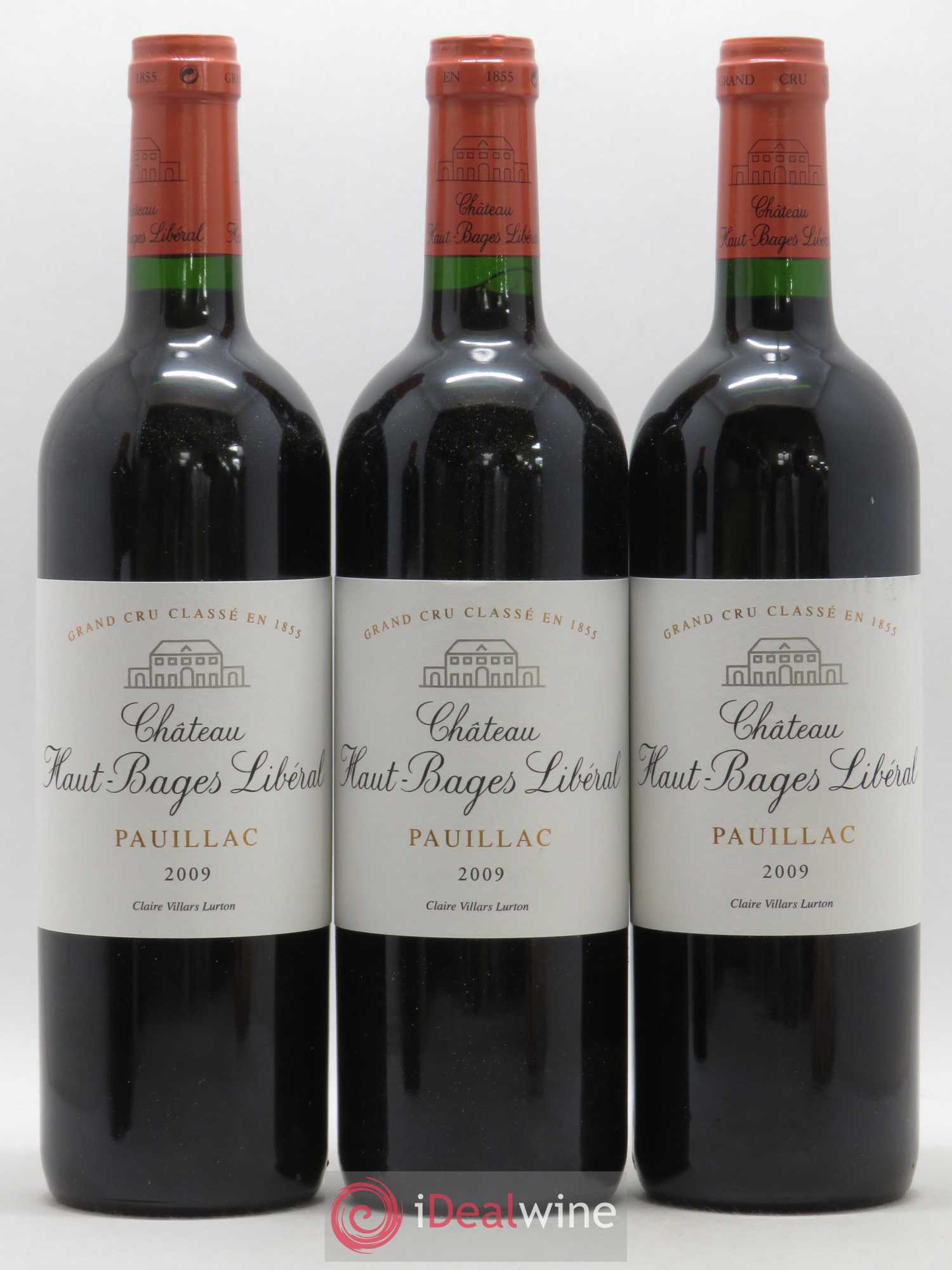 Château Haut Bages Libéral 5ème Grand Cru Classé 2009 - Lot de 12 bouteilles - 1