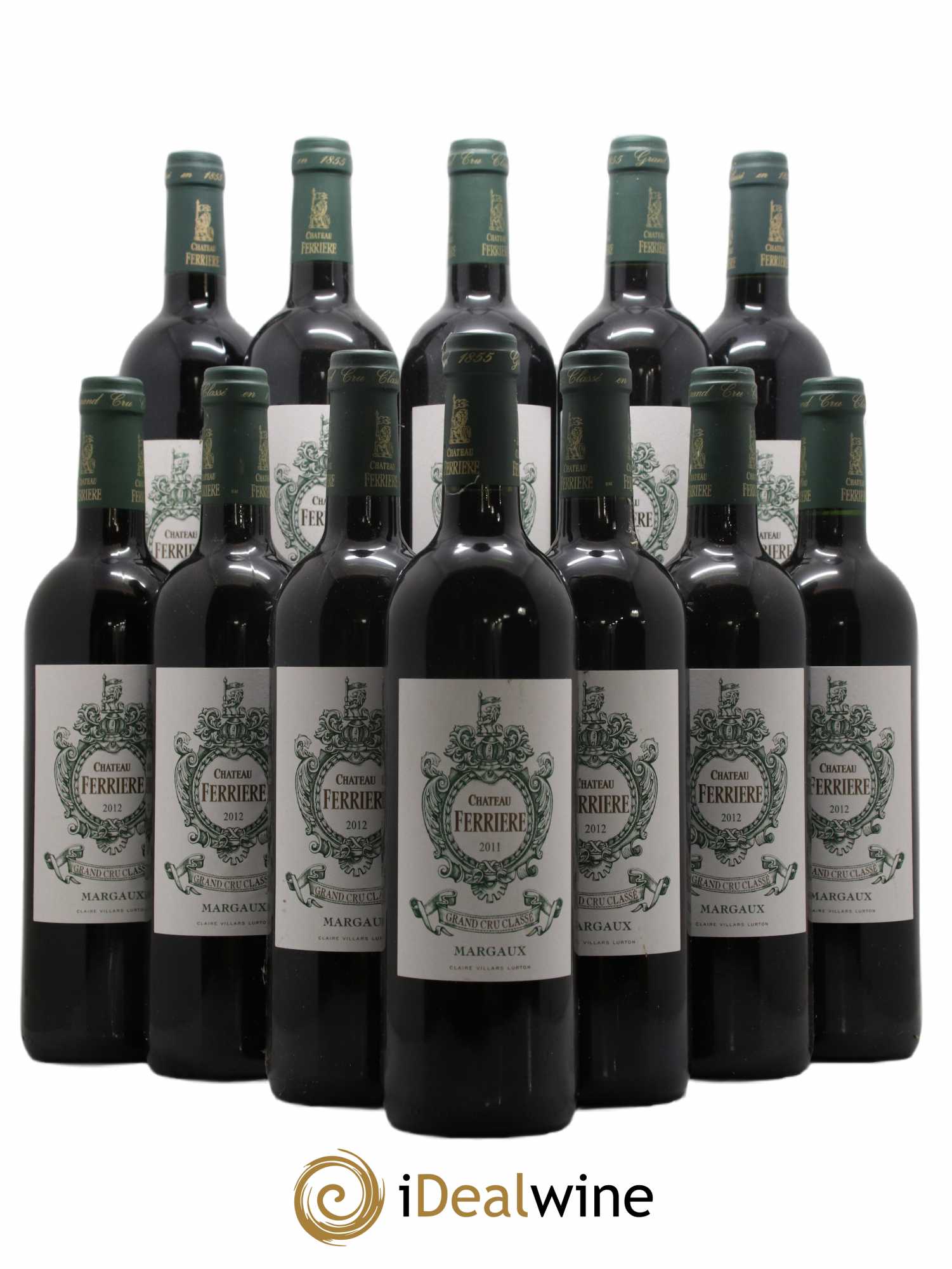 Château Ferrière 3ème Grand Cru Classé 2012 - Lot de 12 bouteilles - 0