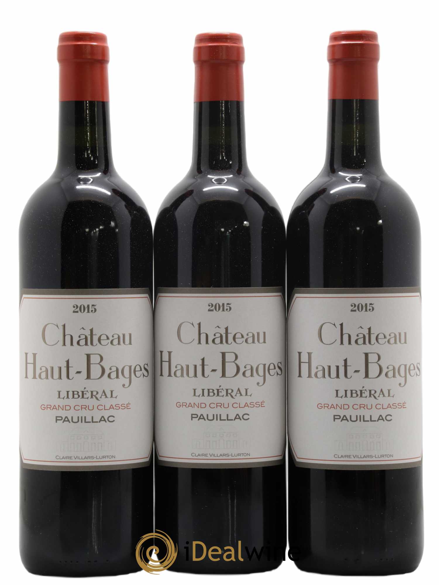 Château Haut Bages Libéral 5ème Grand Cru Classé 2015 - Lot de 12 bouteilles - 1