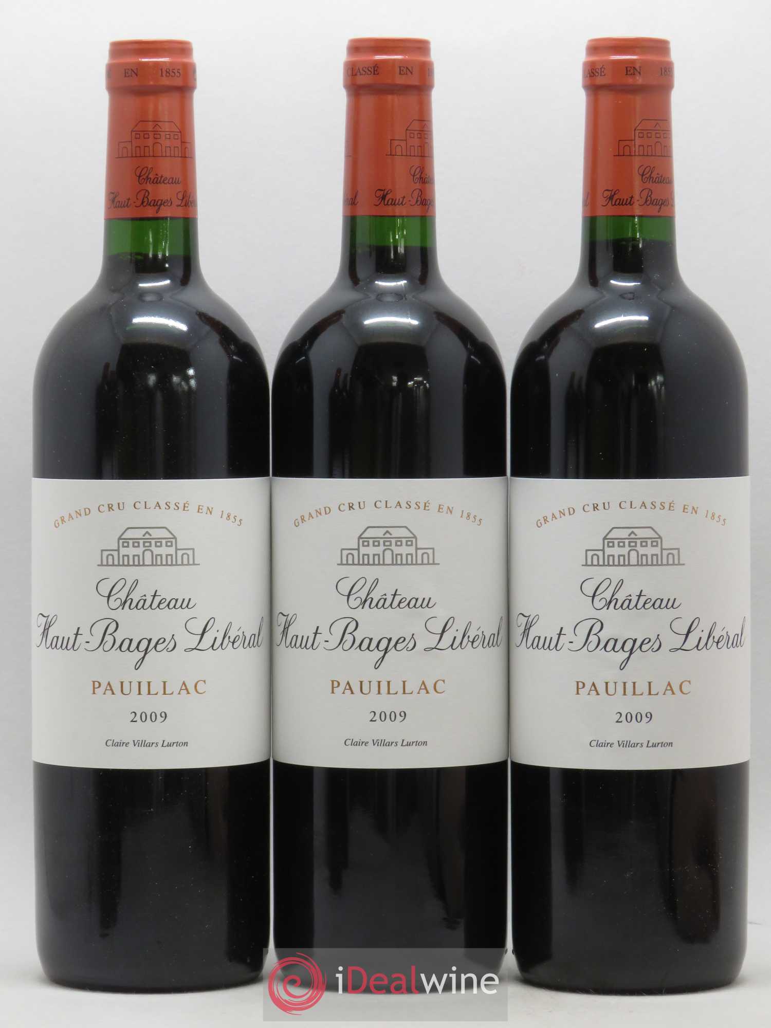 Château Haut Bages Libéral 5ème Grand Cru Classé 2009 - Lot de 12 bouteilles - 1