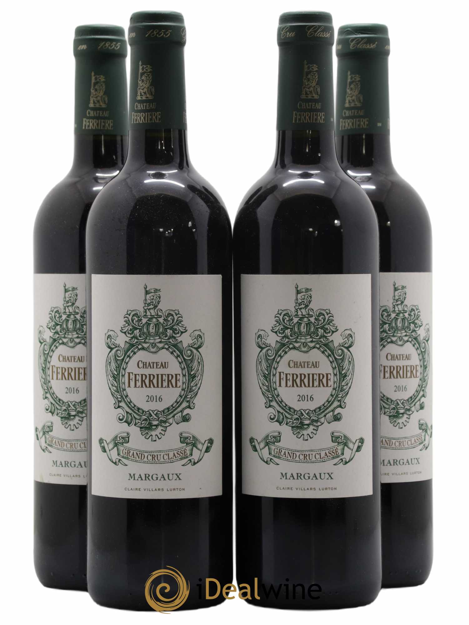 Château Ferrière 3ème Grand Cru Classé 2016 - Lot de 4 bouteilles - 0