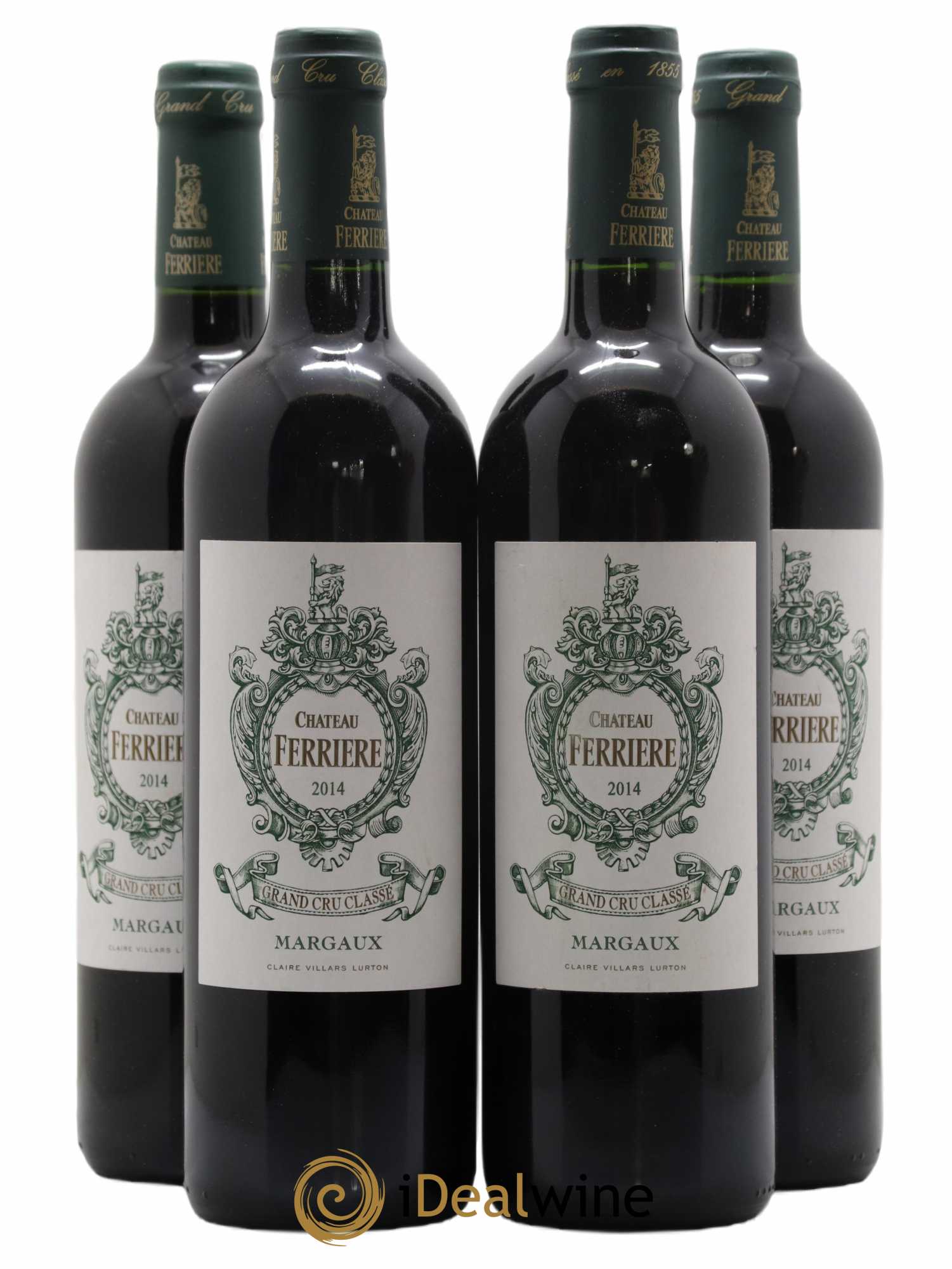 Château Ferrière 3ème Grand Cru Classé 2014 - Lot de 4 bouteilles - 0