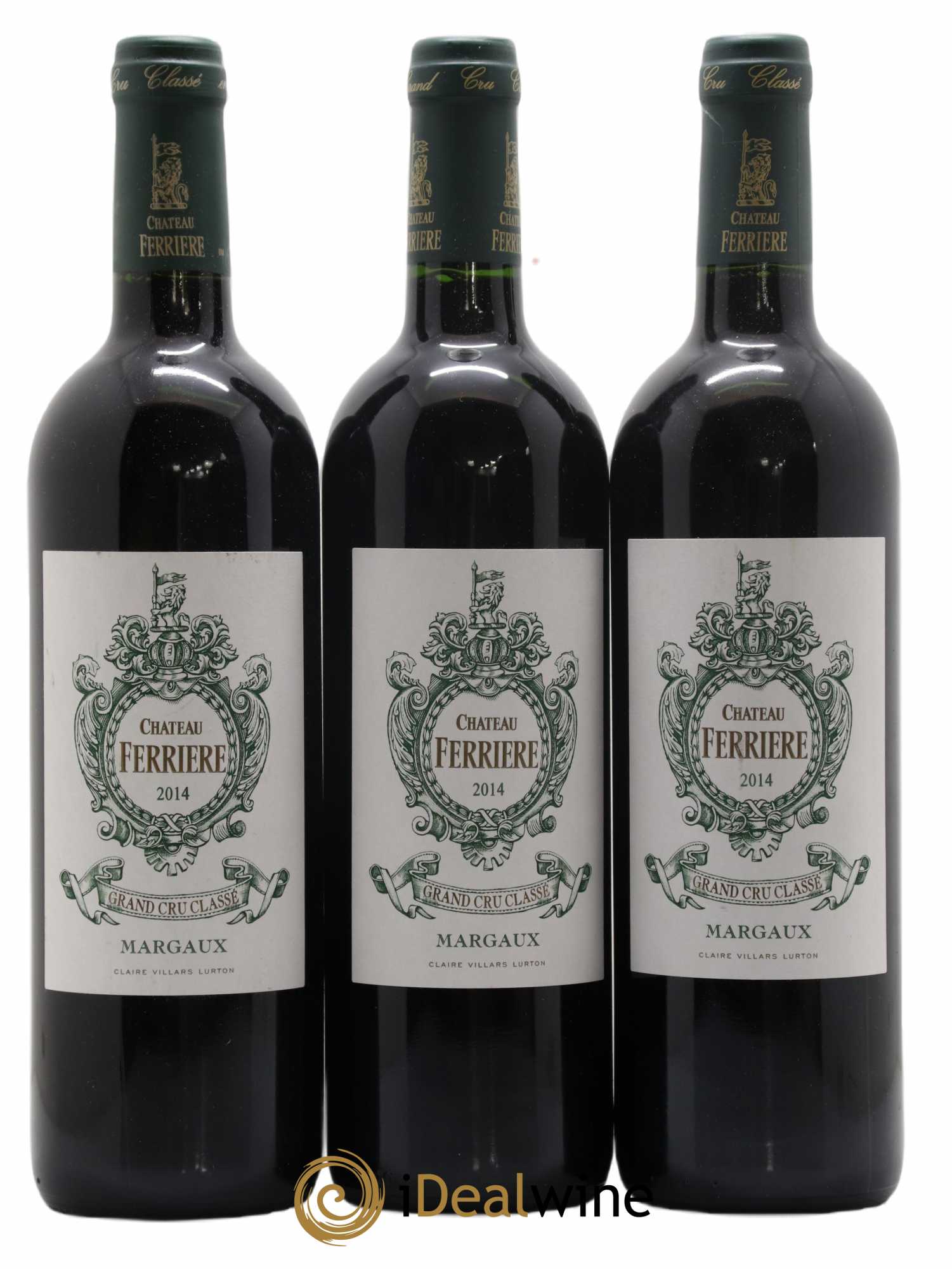 Château Ferrière 3ème Grand Cru Classé 2014 - Lot de 3 bouteilles - 0