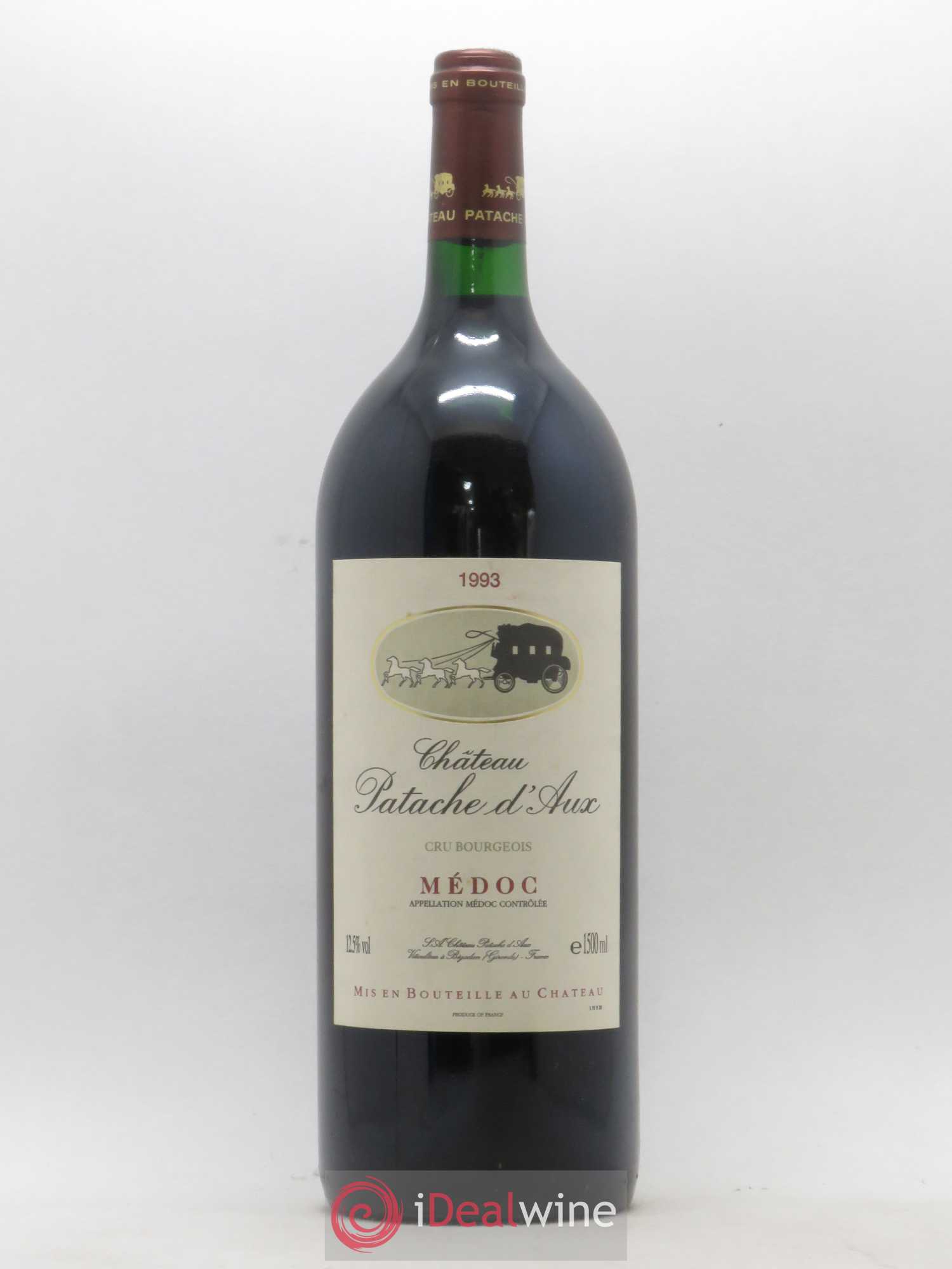 Château Patache d'Aux Cru Bourgeois 1993 - Lot de 1 magnum - 0
