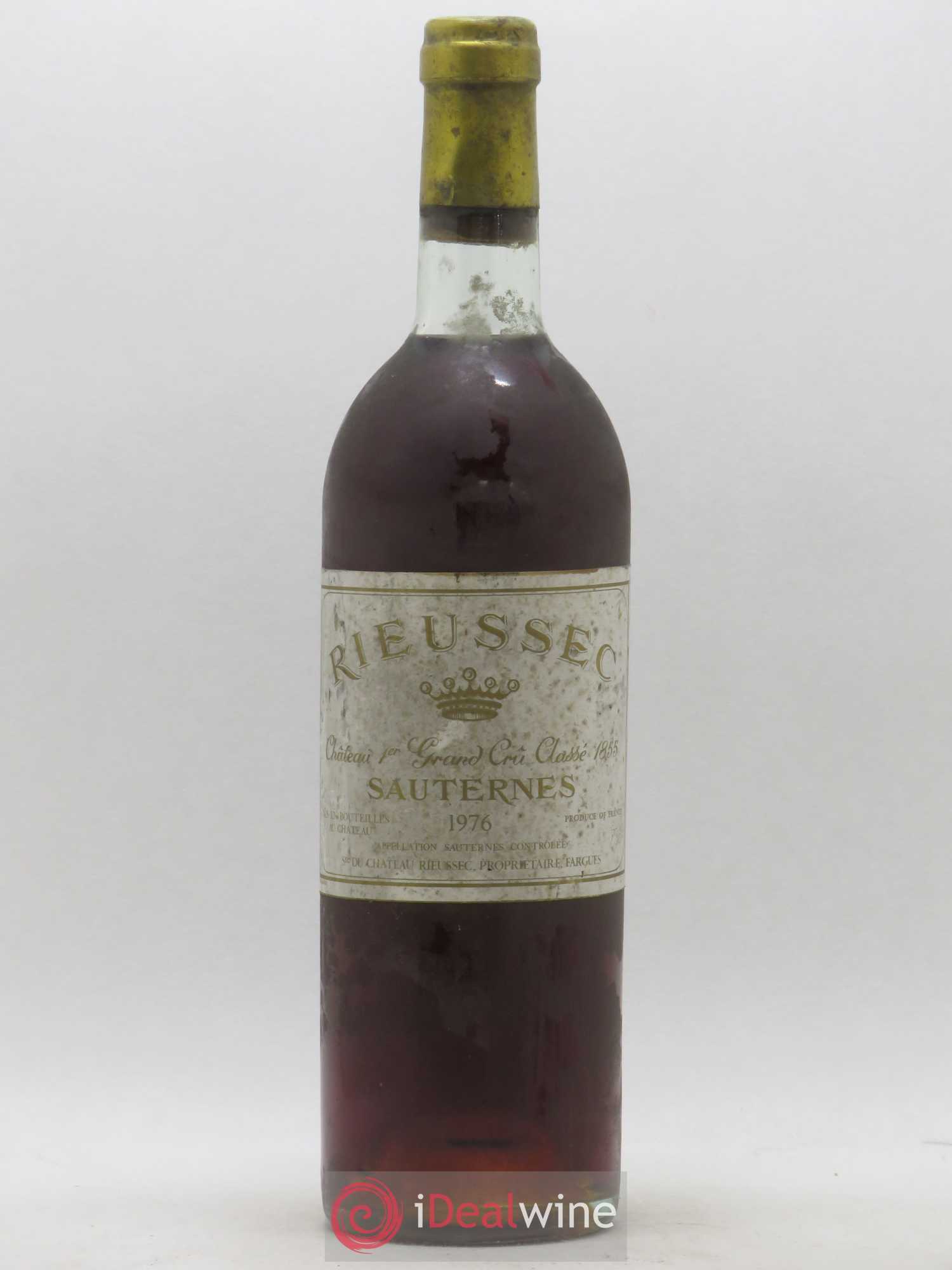 Château Rieussec 1er Grand Cru Classé 1976 - Posten von 1 Flasche - 0