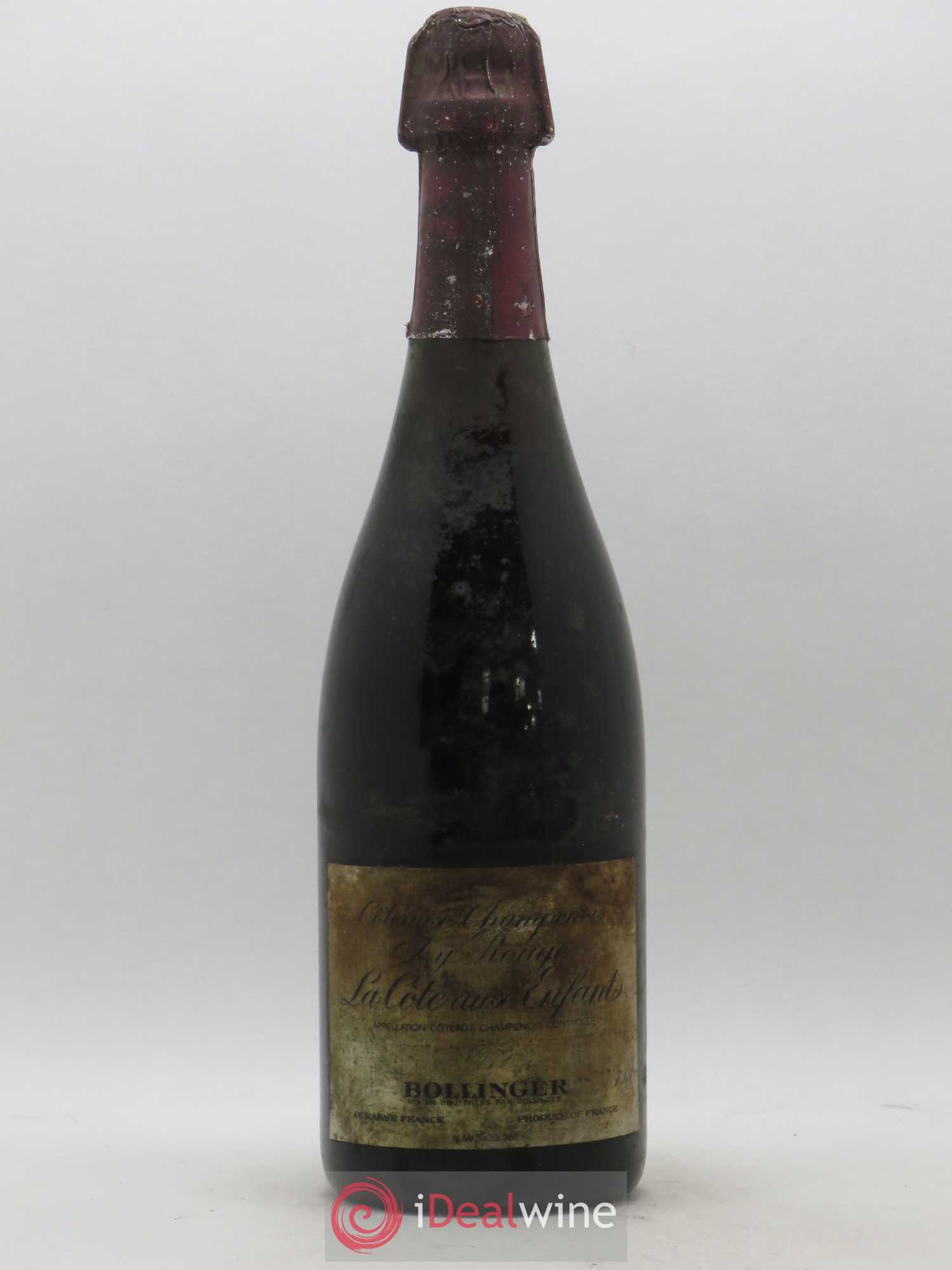 La Côte Aux Enfants Bollinger 1976 - Lot de 1 bouteille - 0